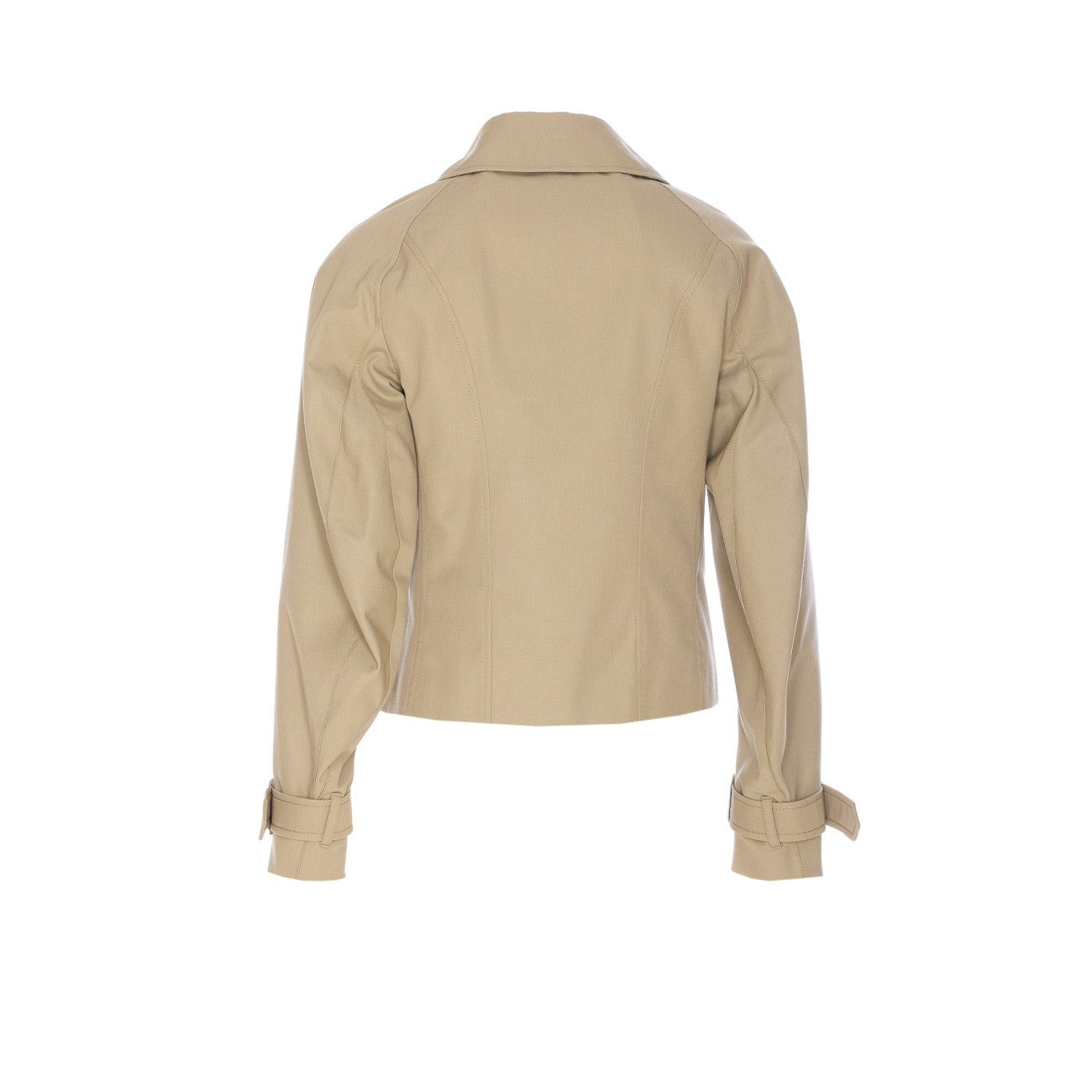 Burberry Women Trench Cropped Gabardine Jacket - 2