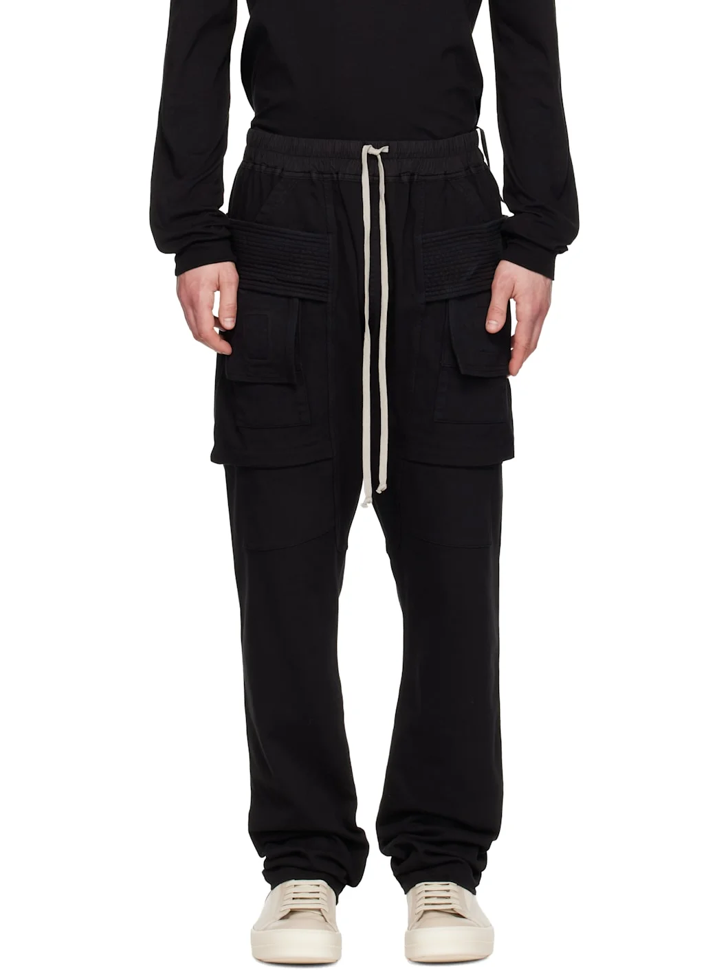 Black Temple Creatch Cargo Pants - 1