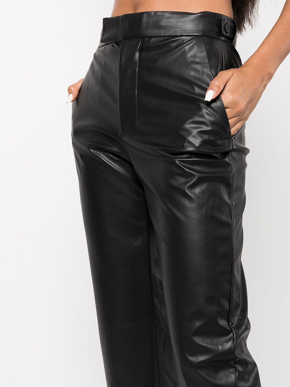 Maren faux-leather trousers - 5