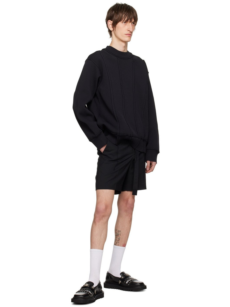 TOGA VIRILIS Black Leather Loafers outlook