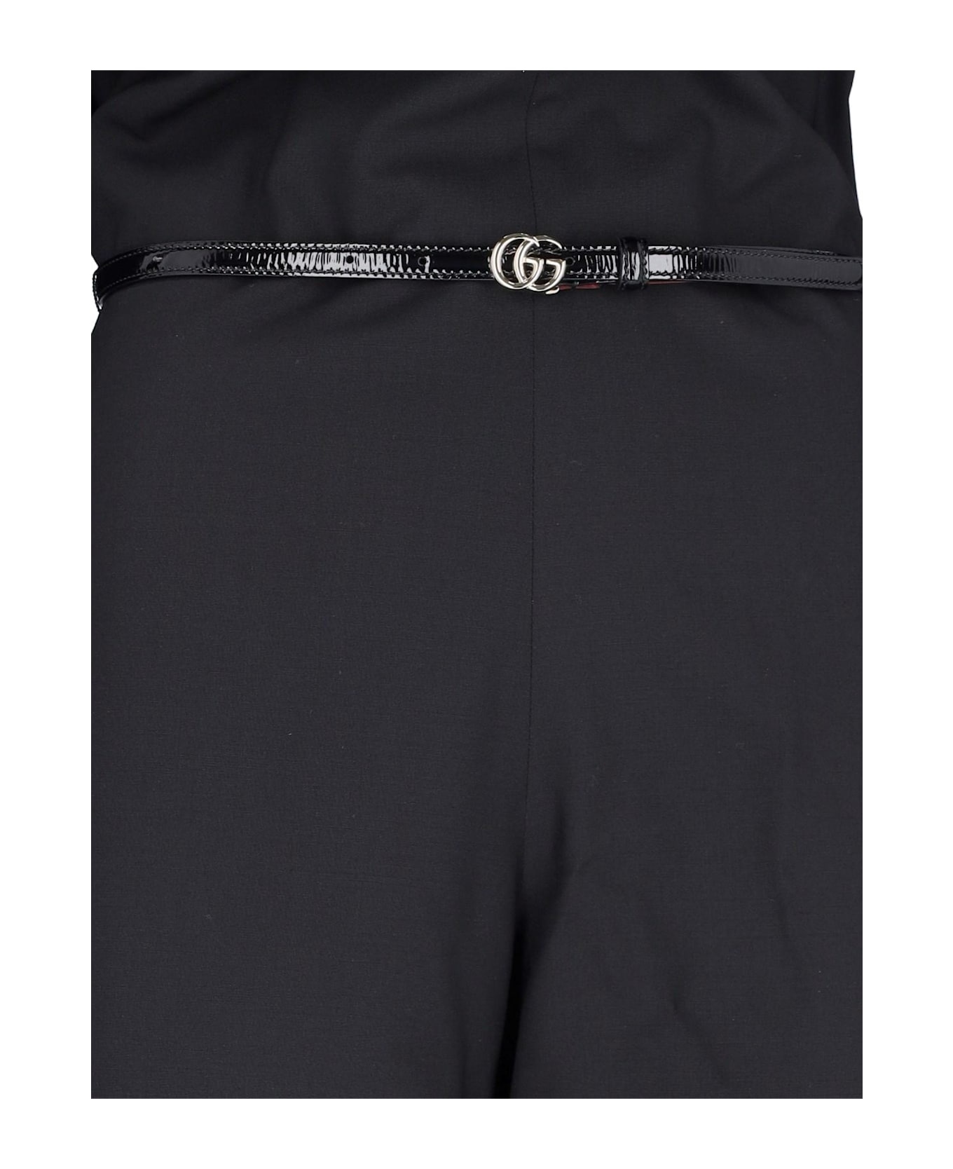 One-piece Belt Detail Jumpsuit - 2