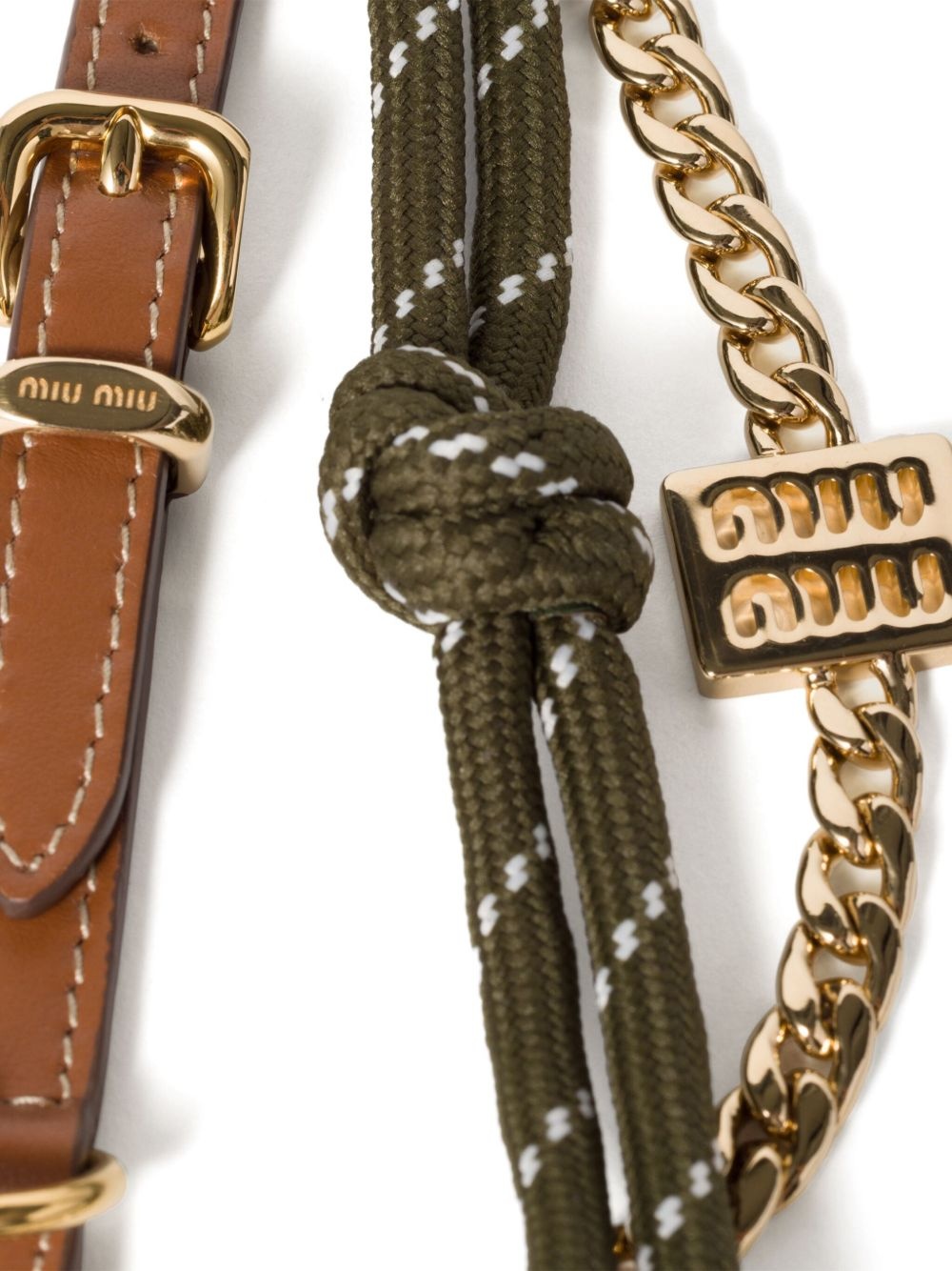 logo-plaque multi-chain keyrings - 2