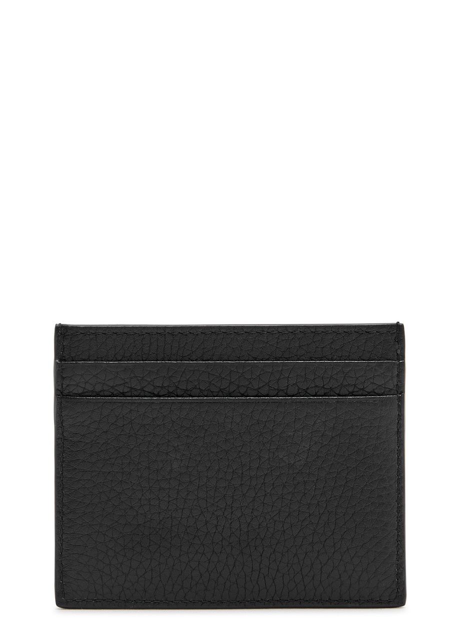Valentino Garavani Rockstud Grained Leather Card Holder - 2