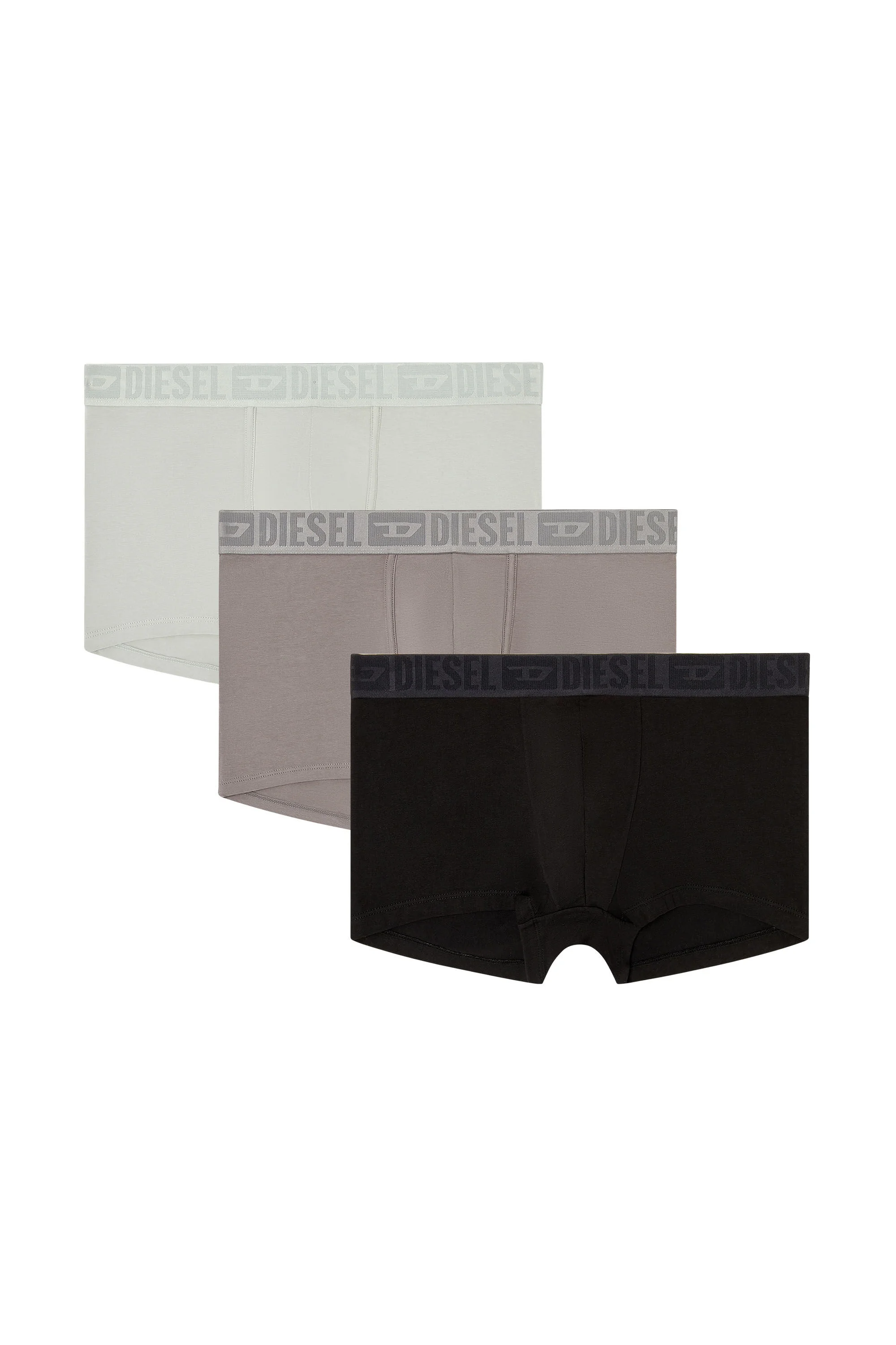 THREE-PACK OF STRETCH COTTON BOXER BRIEFS WITH TONAL WAISTBAND - 1