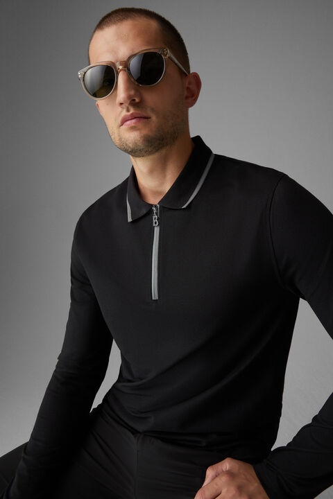 Gaston Polo shirt in Black - 4