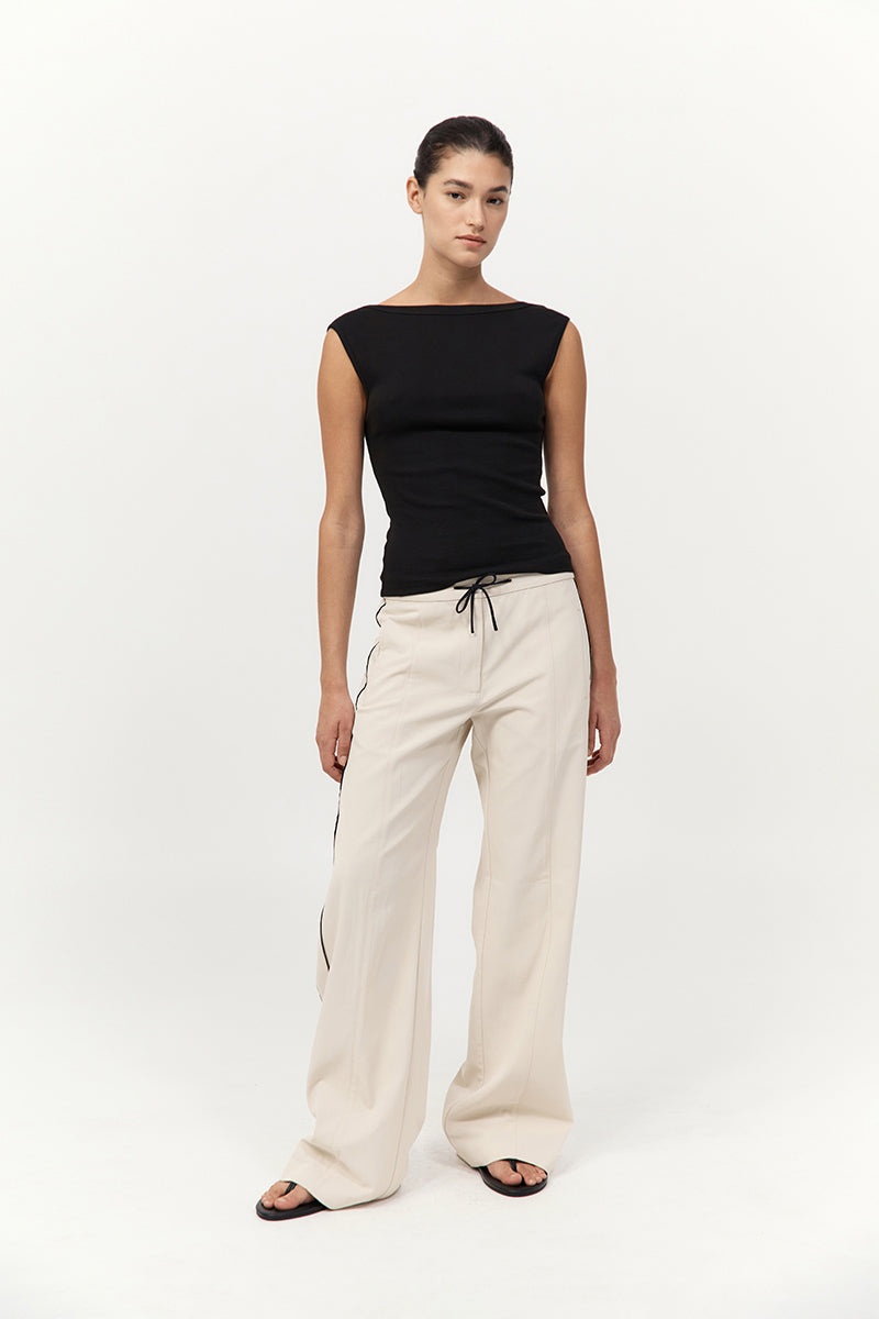 Tailored Track Pants - Putty - 2