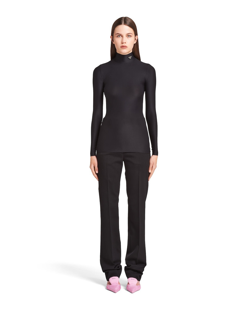 Prada Jersey turtleneck top outlook