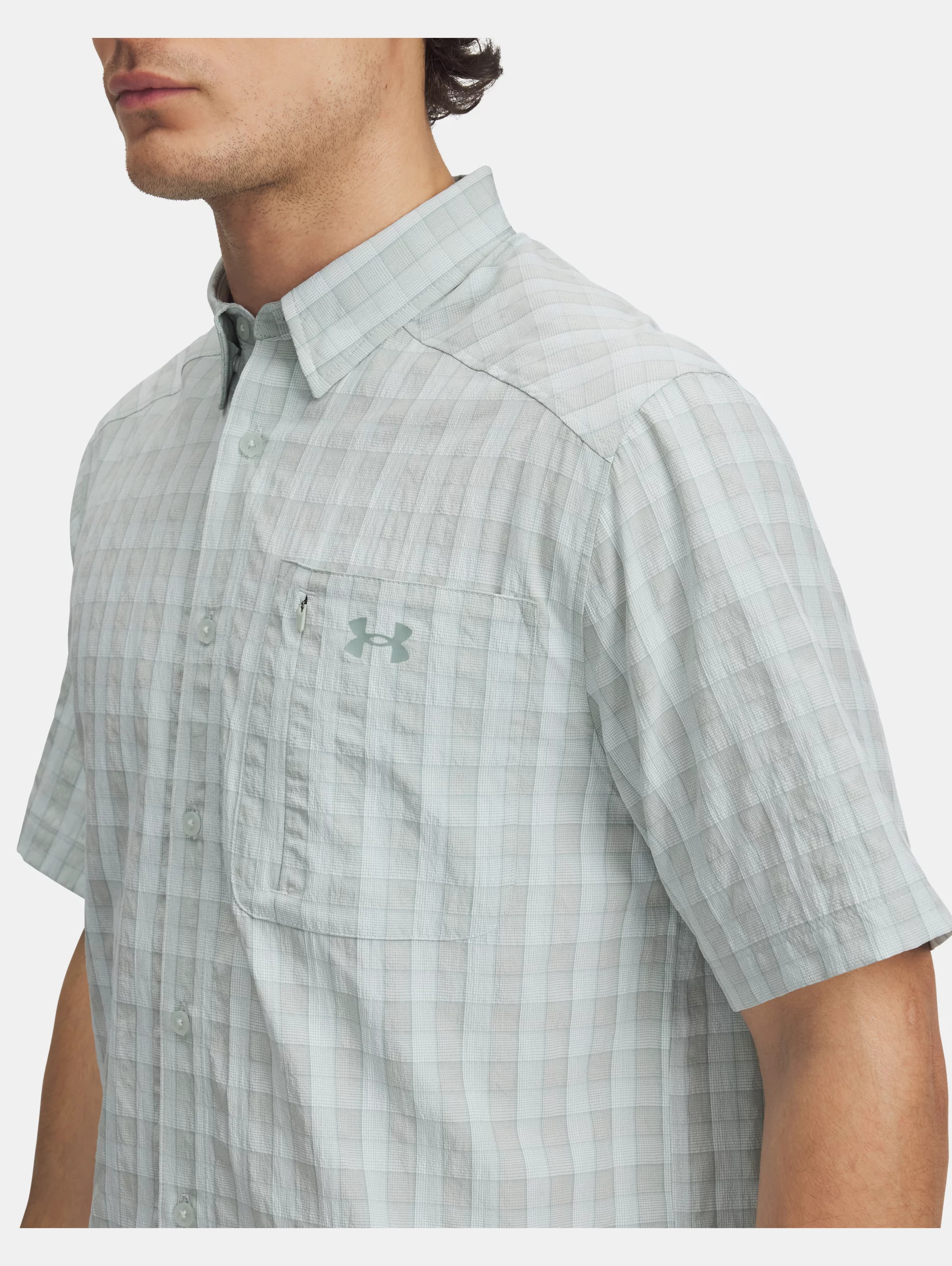 Men's UA Drift Tide 2.0 Plaid Short Sleeve - 3