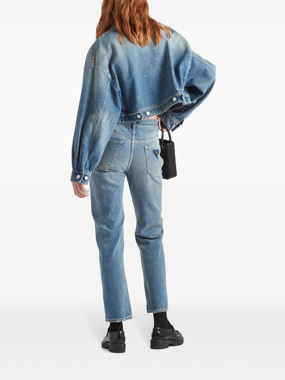 low-rise organic-denim jeans - 3