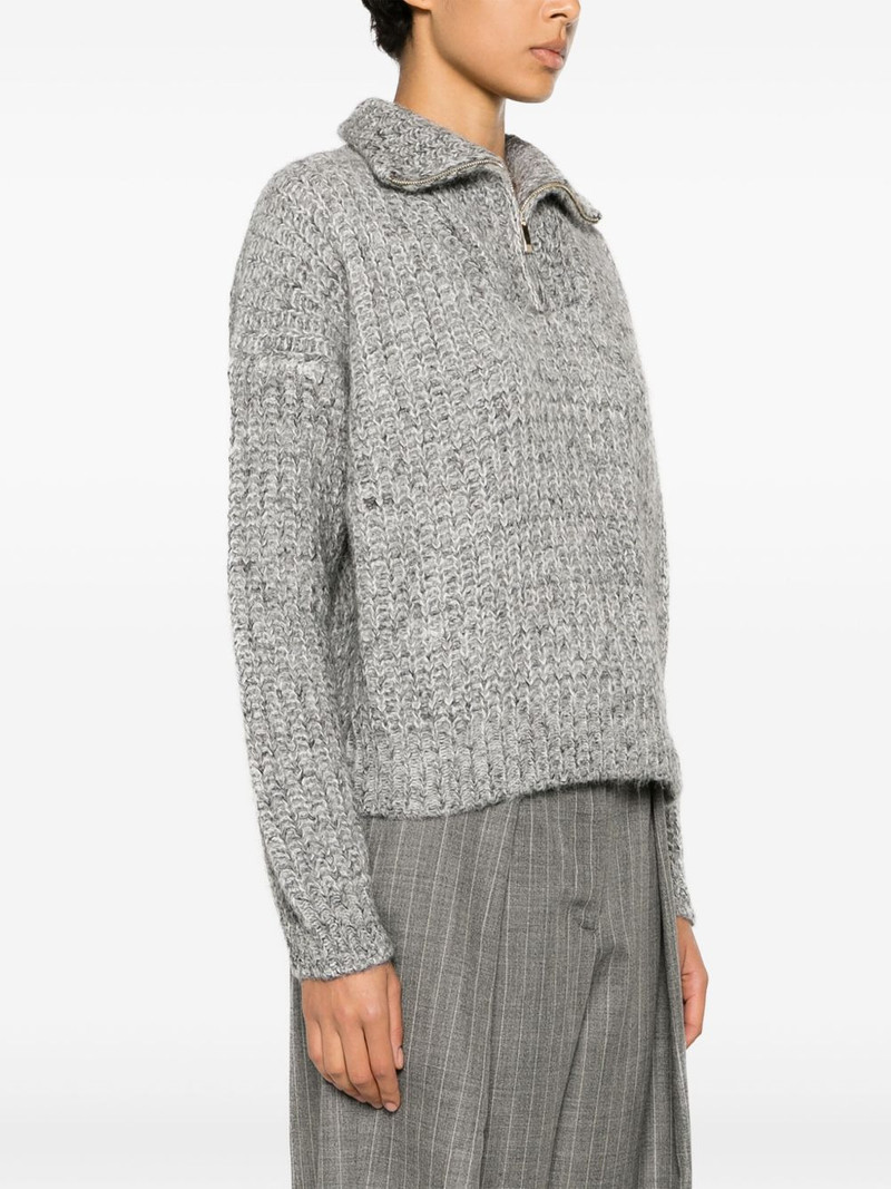 high-neck knitted jumper 3