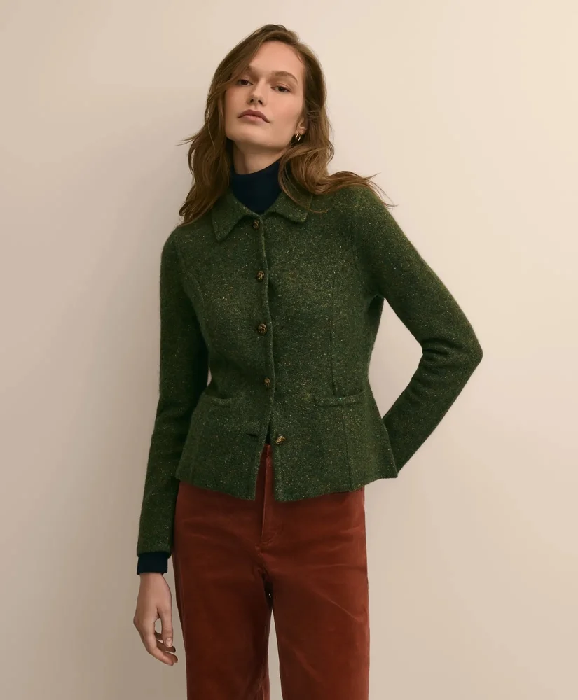 Boiled Wool Blend Jacket - 1