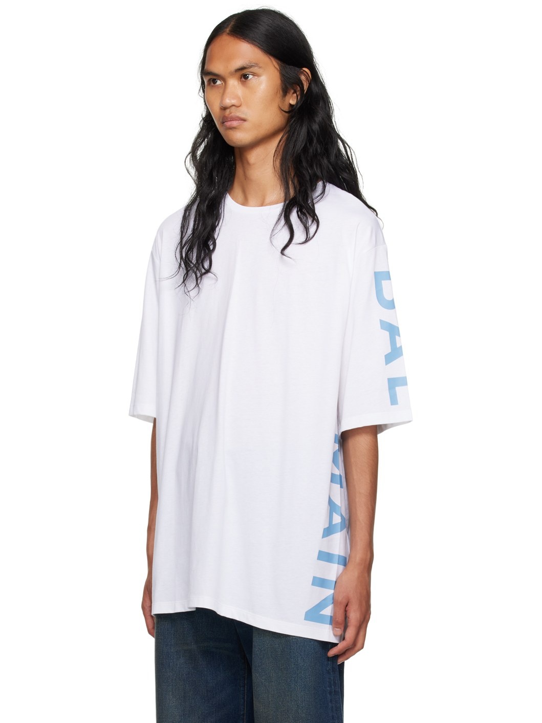 White Printed T-Shirt - 4