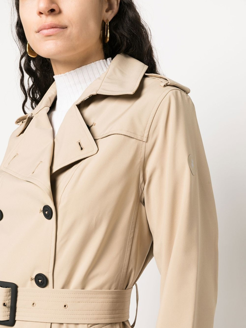 double-breasted lightweight trench coat 5