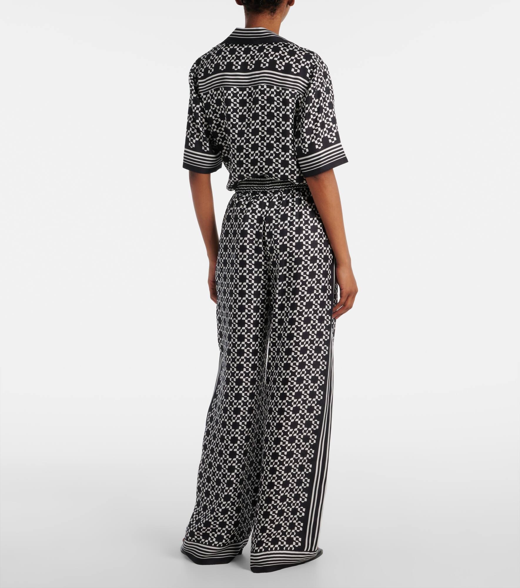 Zuna printed wide-leg pants - 3