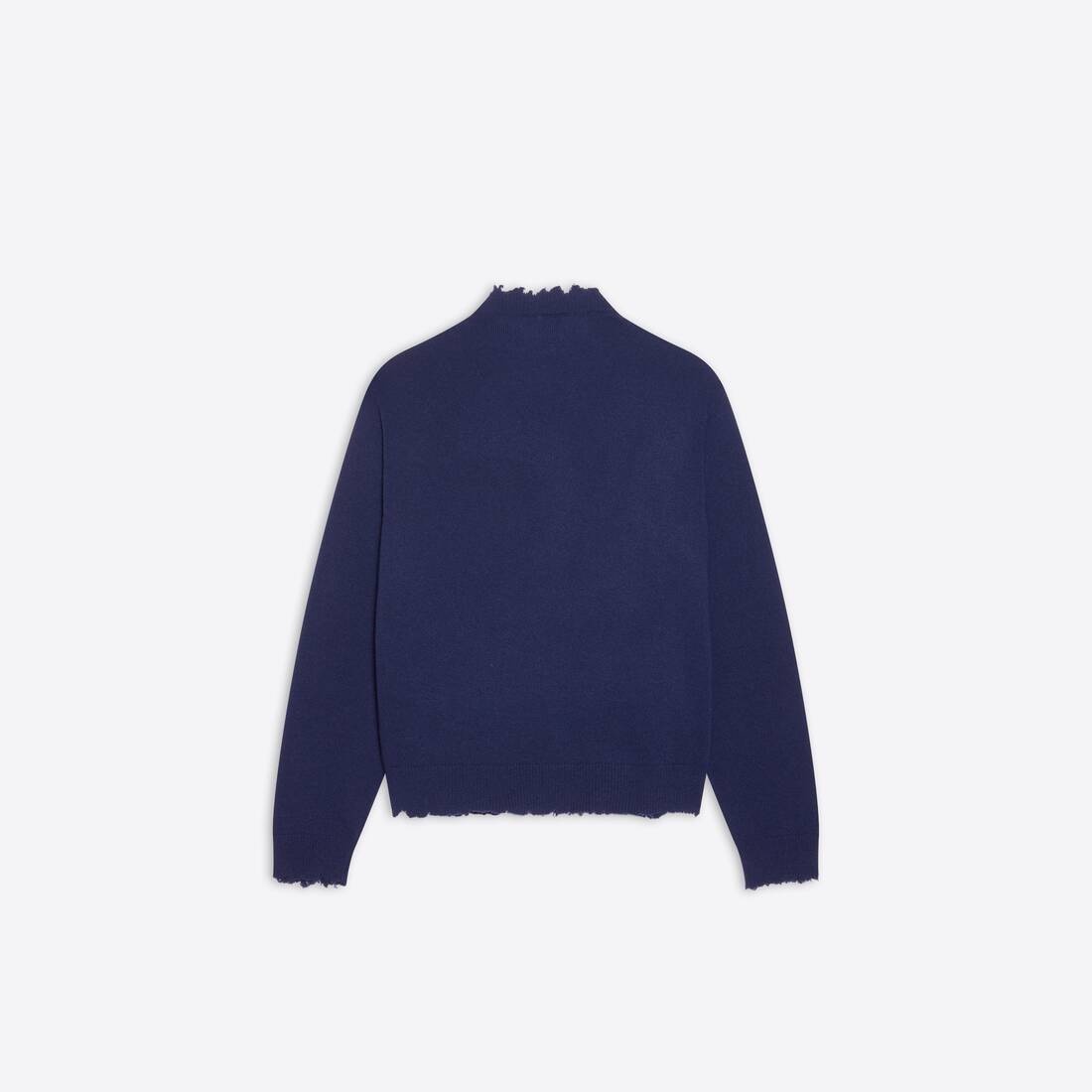 Men's Double B Raw Highneck Sweater  in Indigo - 2