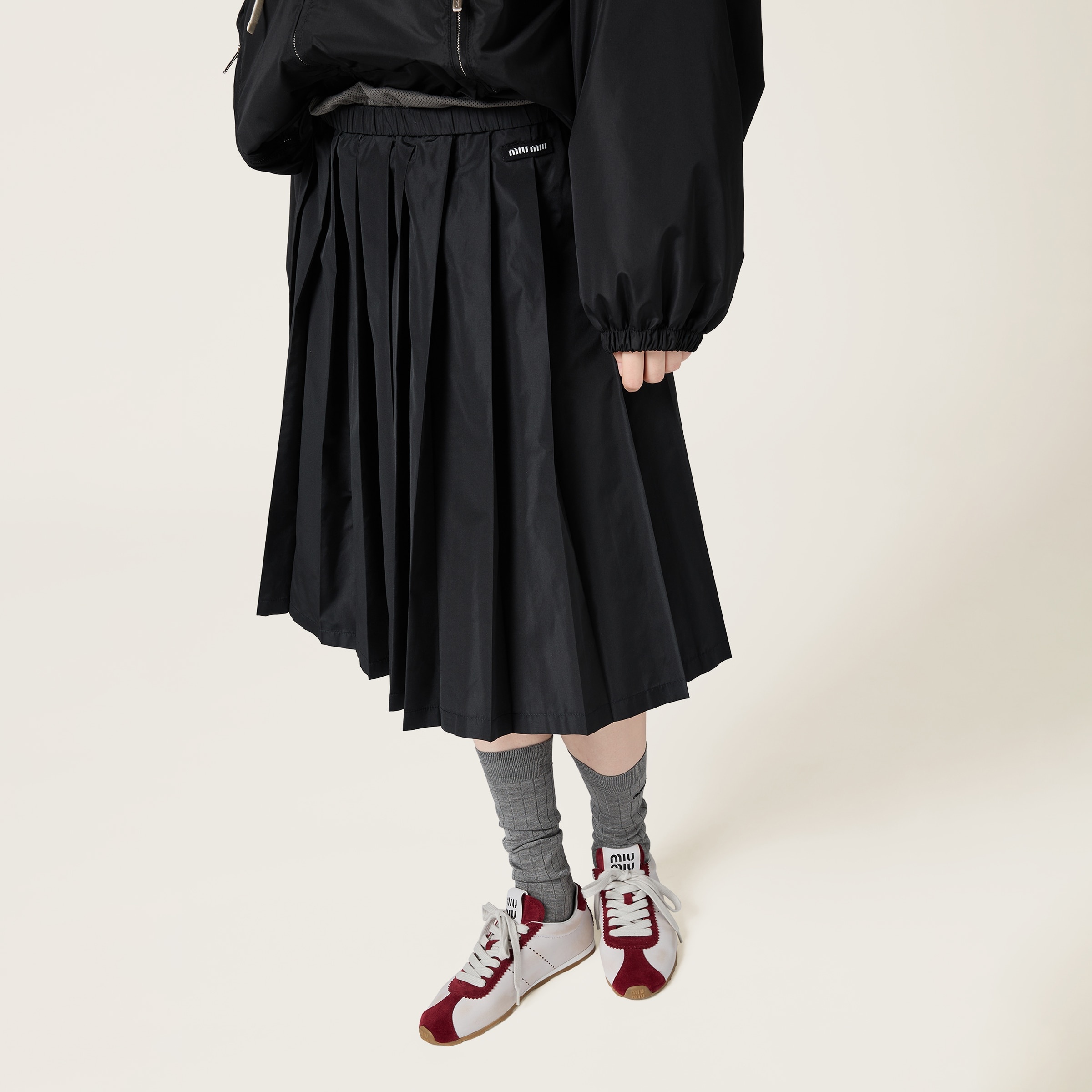 Technical silk skirt - 5
