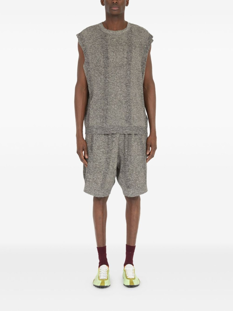 Maison Margiela chiné-knit tank top outlook