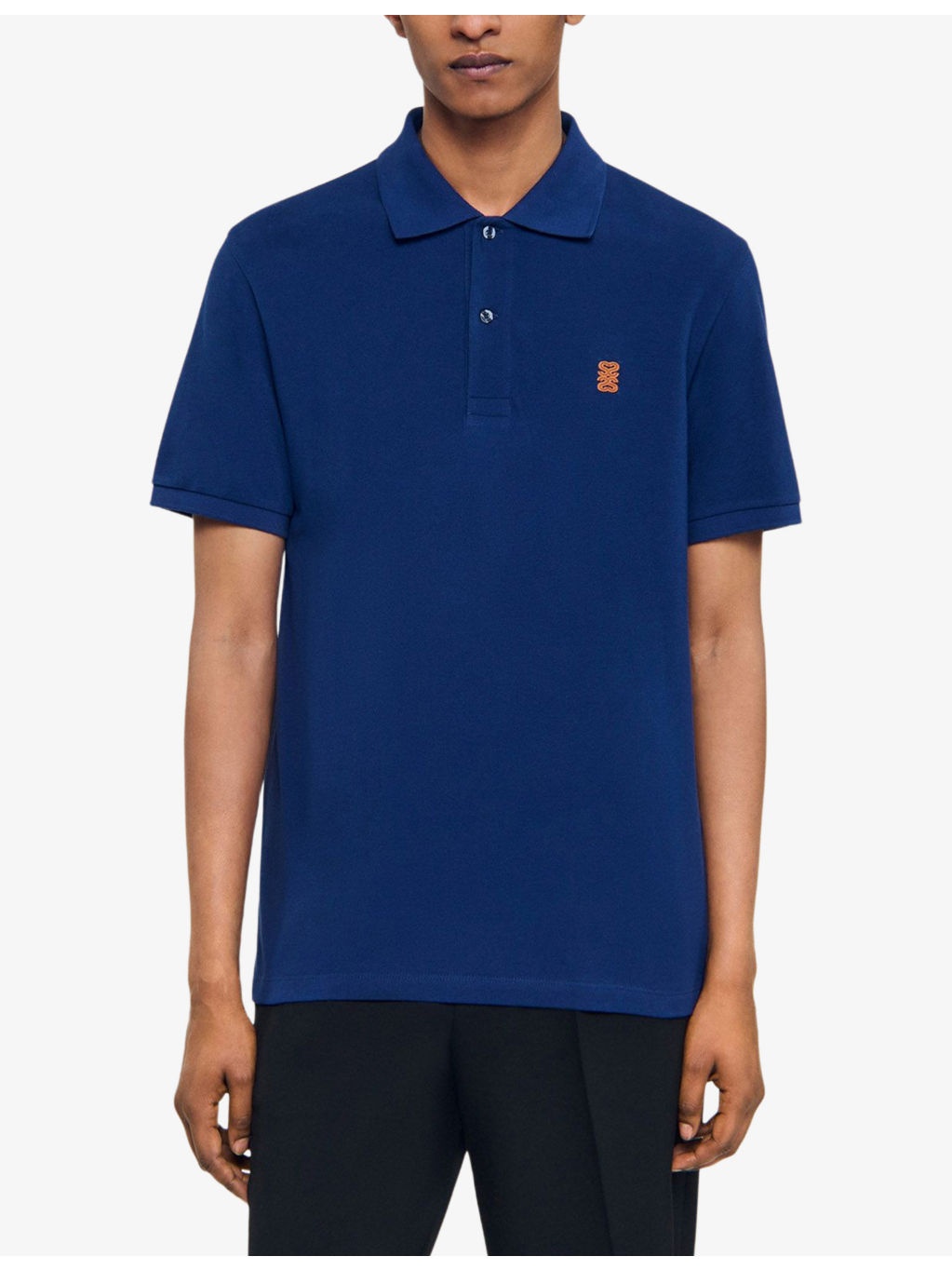 Embroidered-Logo Regular-Fit Cotton Polo Shirt - 3