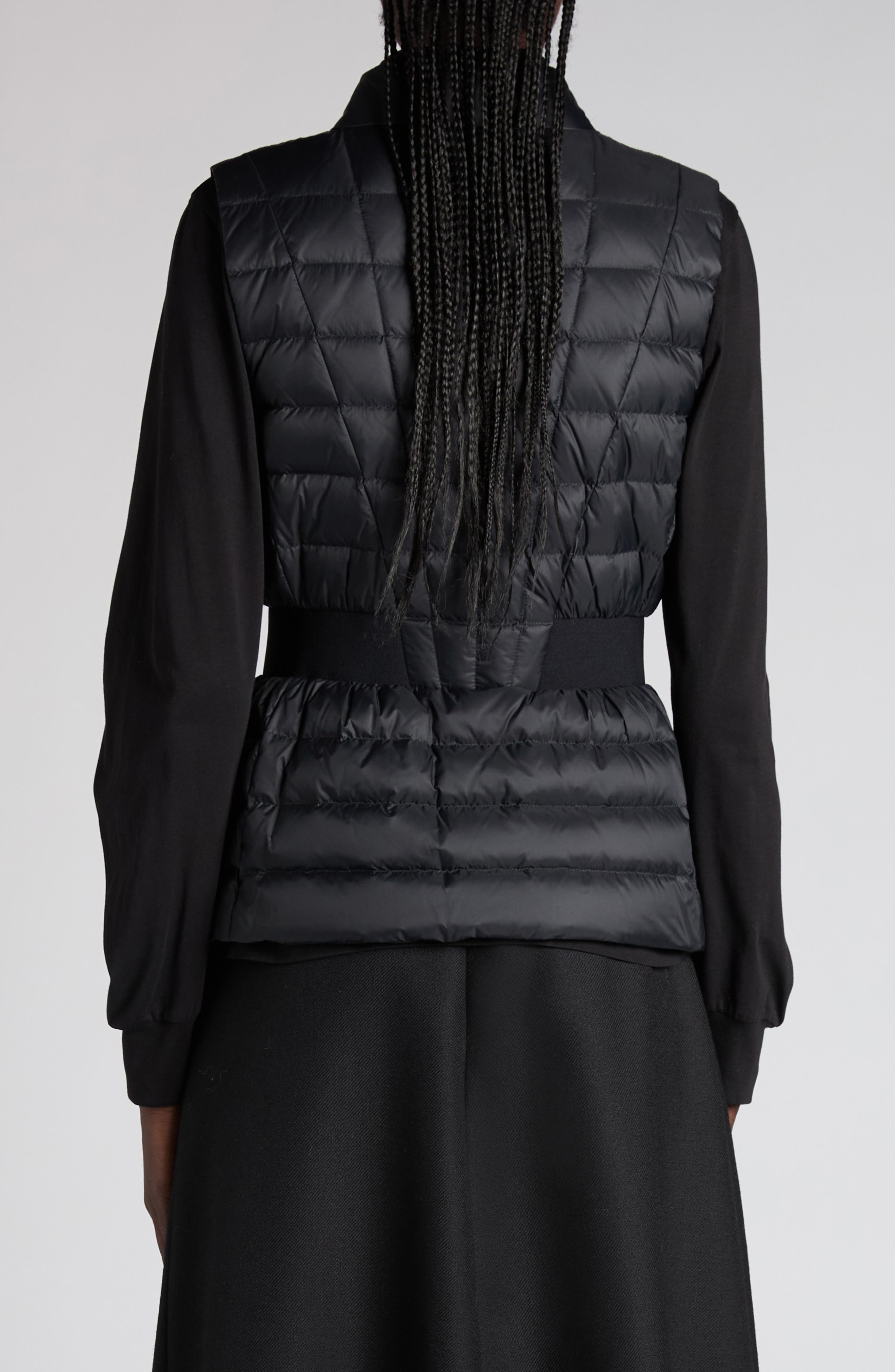 Moncler Valmarie Down Puffer Vest in Black at Nordstrom - 2