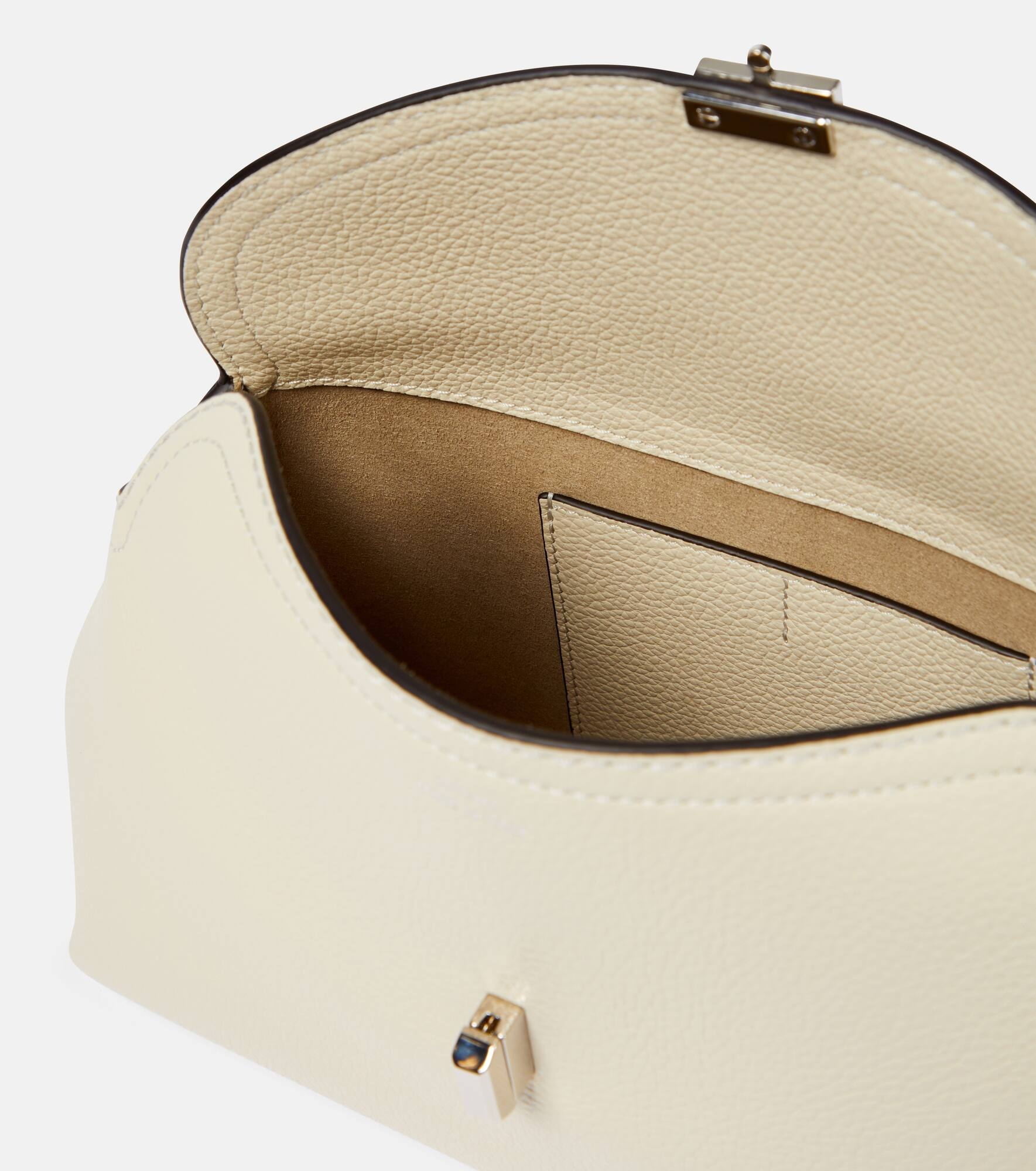 T Lock Small leather clutch - 3