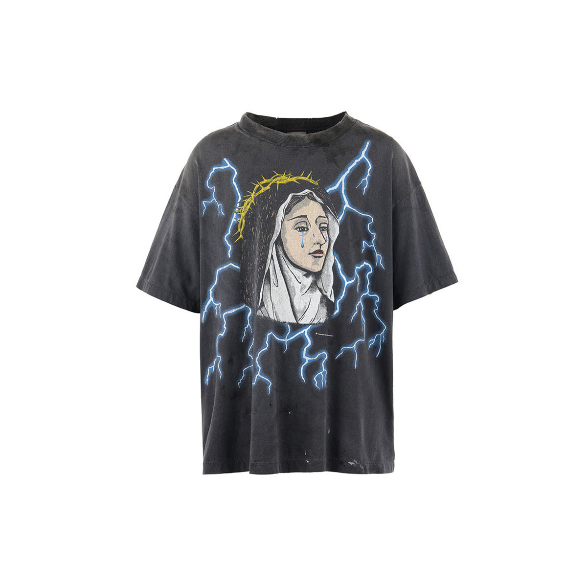 MARIA SHORT-SLEEVED TEE (BLACK) - 1
