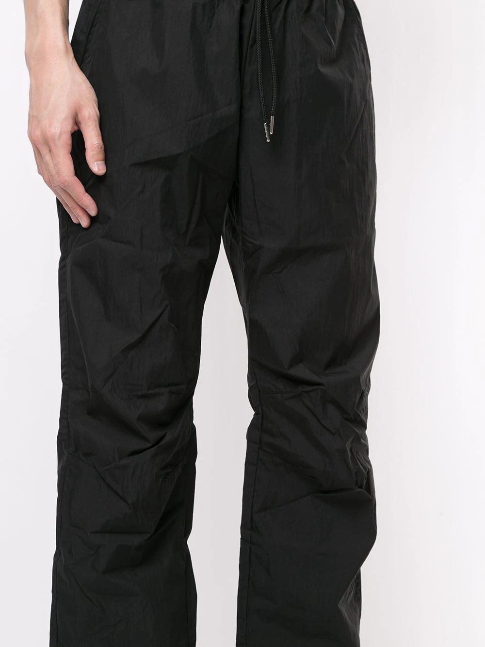 crinkled drawstring trousers - 5