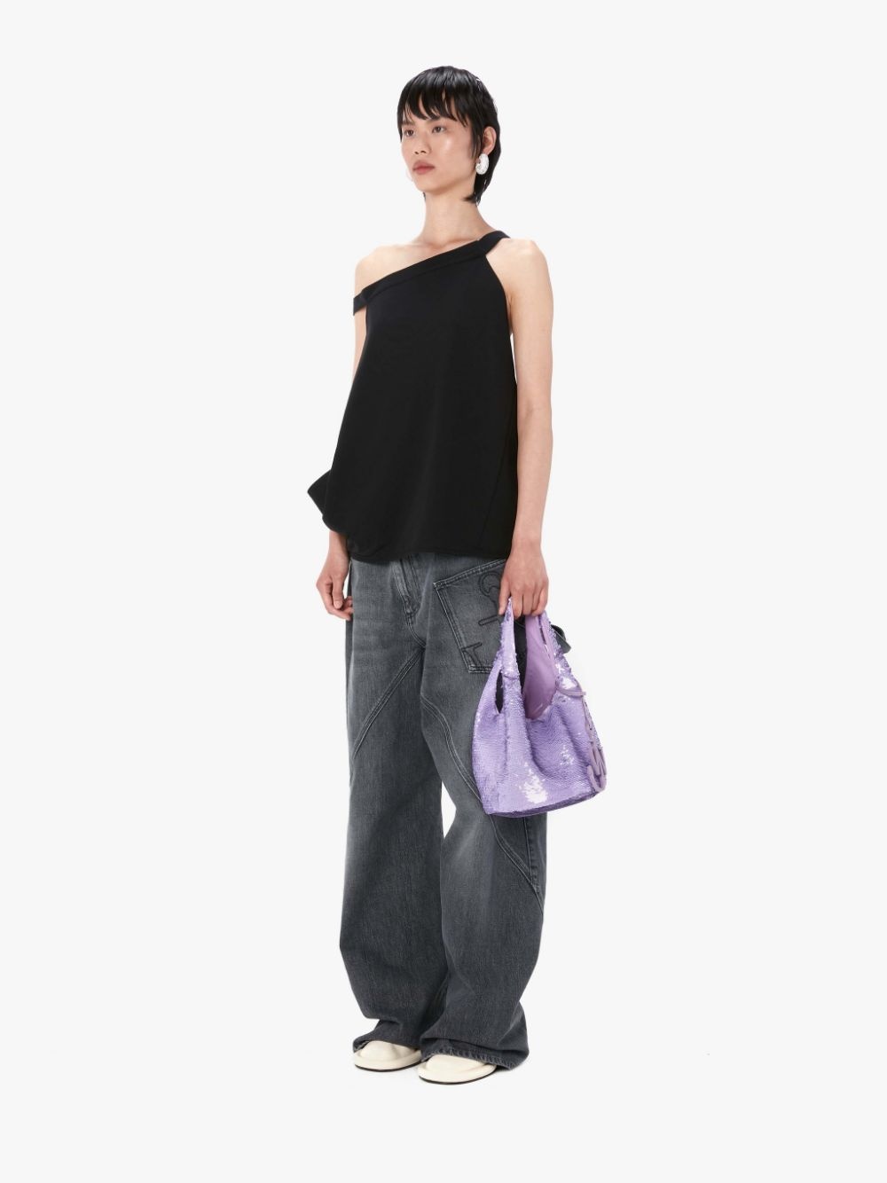 ASYMMETRIC DRAPED TOP - 4