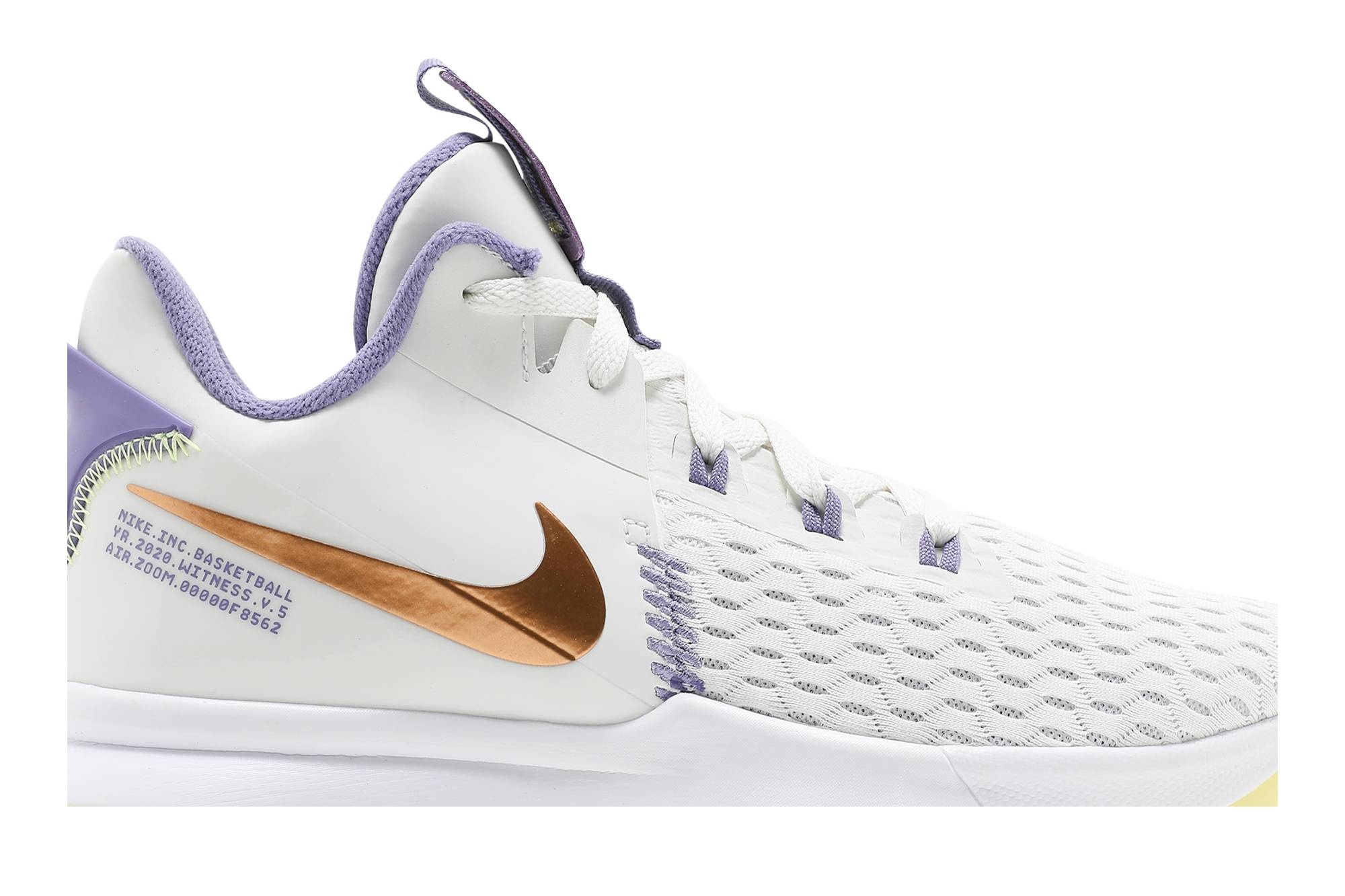 LeBron Witness 5 'Summit White Metallic Bronze' - 2