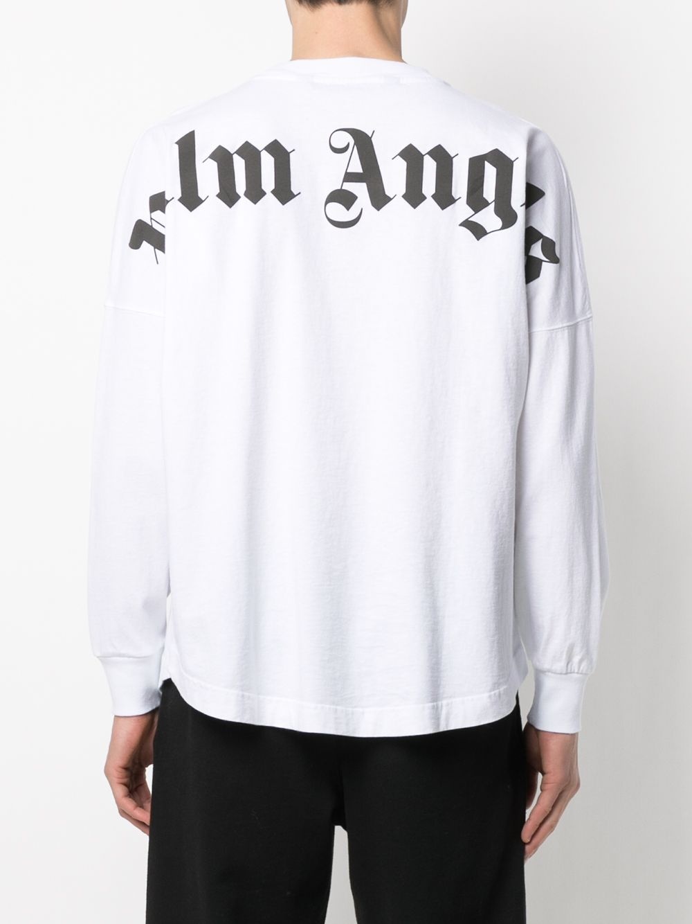 logo-print long-sleeve T-shirt - 4