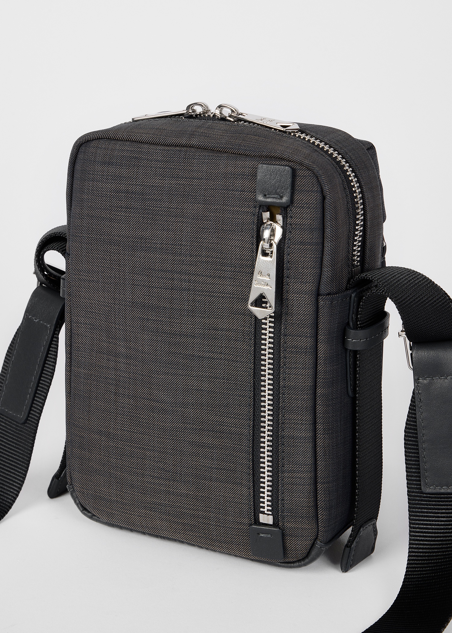 Dark Grey Cross-Body Utility Bag - 6