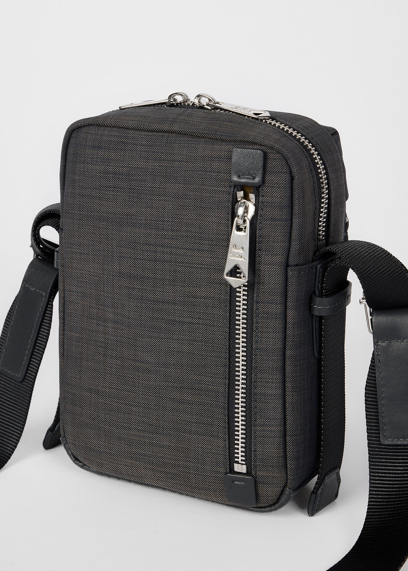 Dark Grey Cross-Body Utility Bag 6