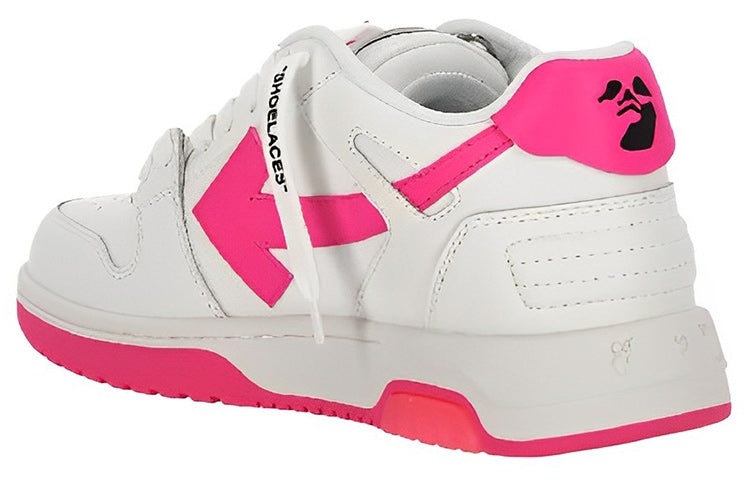 (WMNS) Off-White Out Of Office Calf Leather Sneaker 'White Red' OWIA259S23LEA0010132 - 4