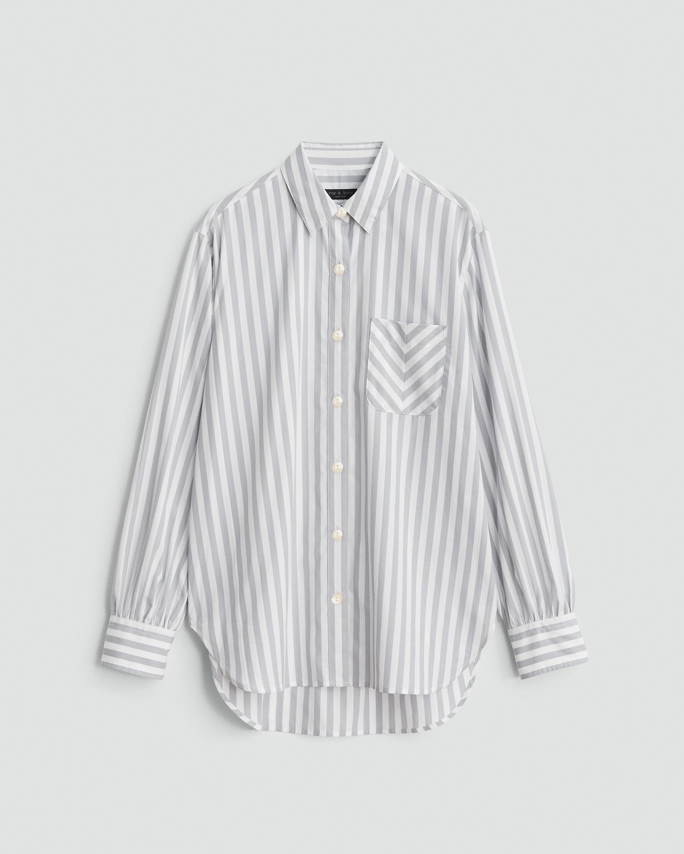 Maxine Cotton Poplin Shirt
Classic Fit Button Down - 1