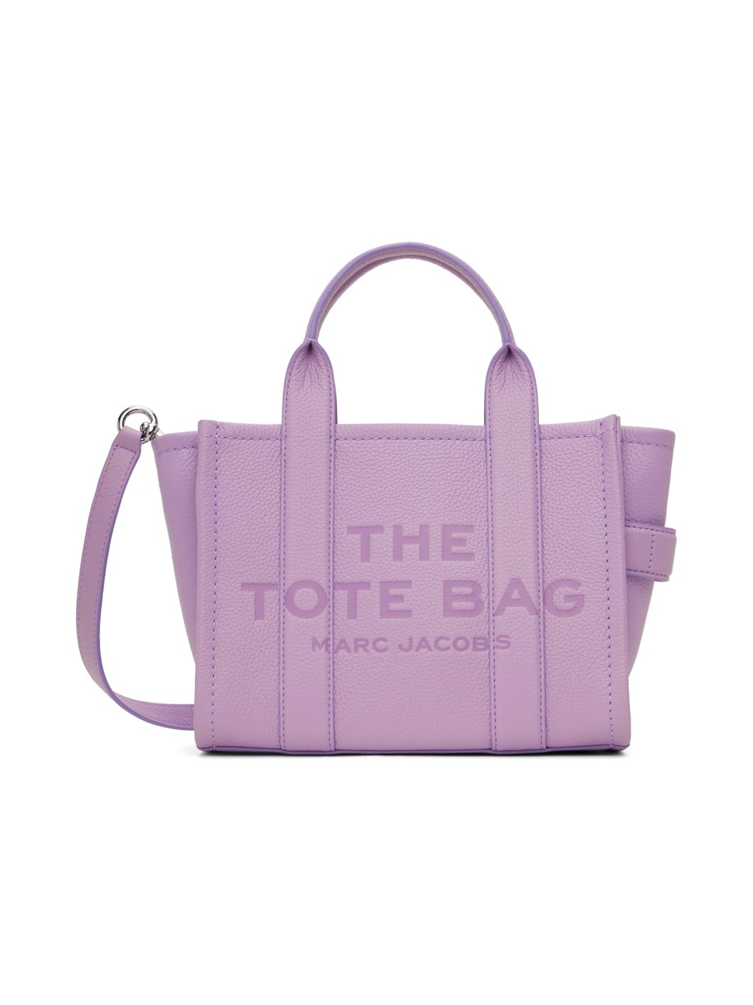 Purple 'The Leather Small' Tote - 1