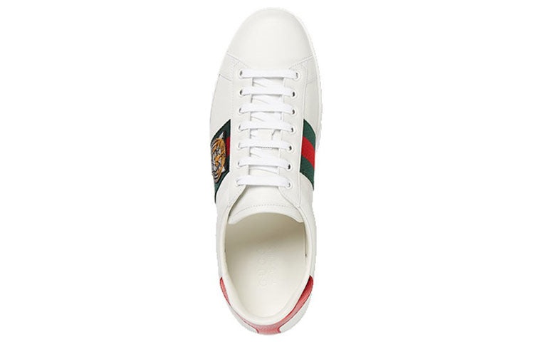 Gucci ACE Series Cowhide Embroidered Sports Shoe 'White' 457132-A38G0-9064 - 3