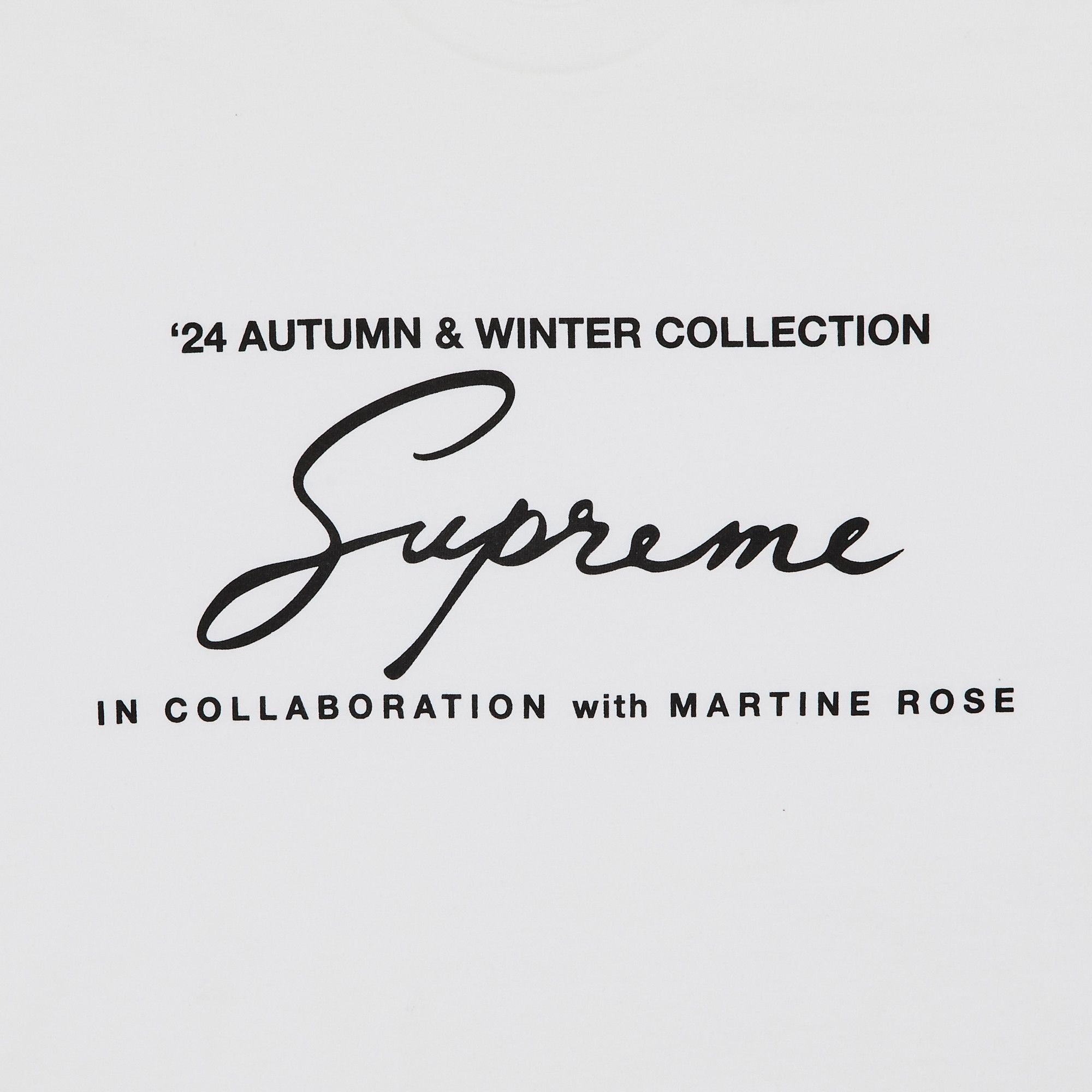 Supreme x Martine Rose Tee 'White' - 2