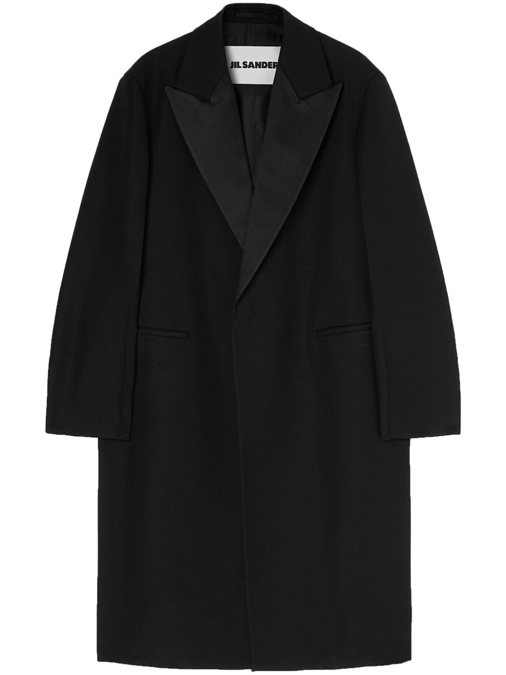 wool tailored coat - 1