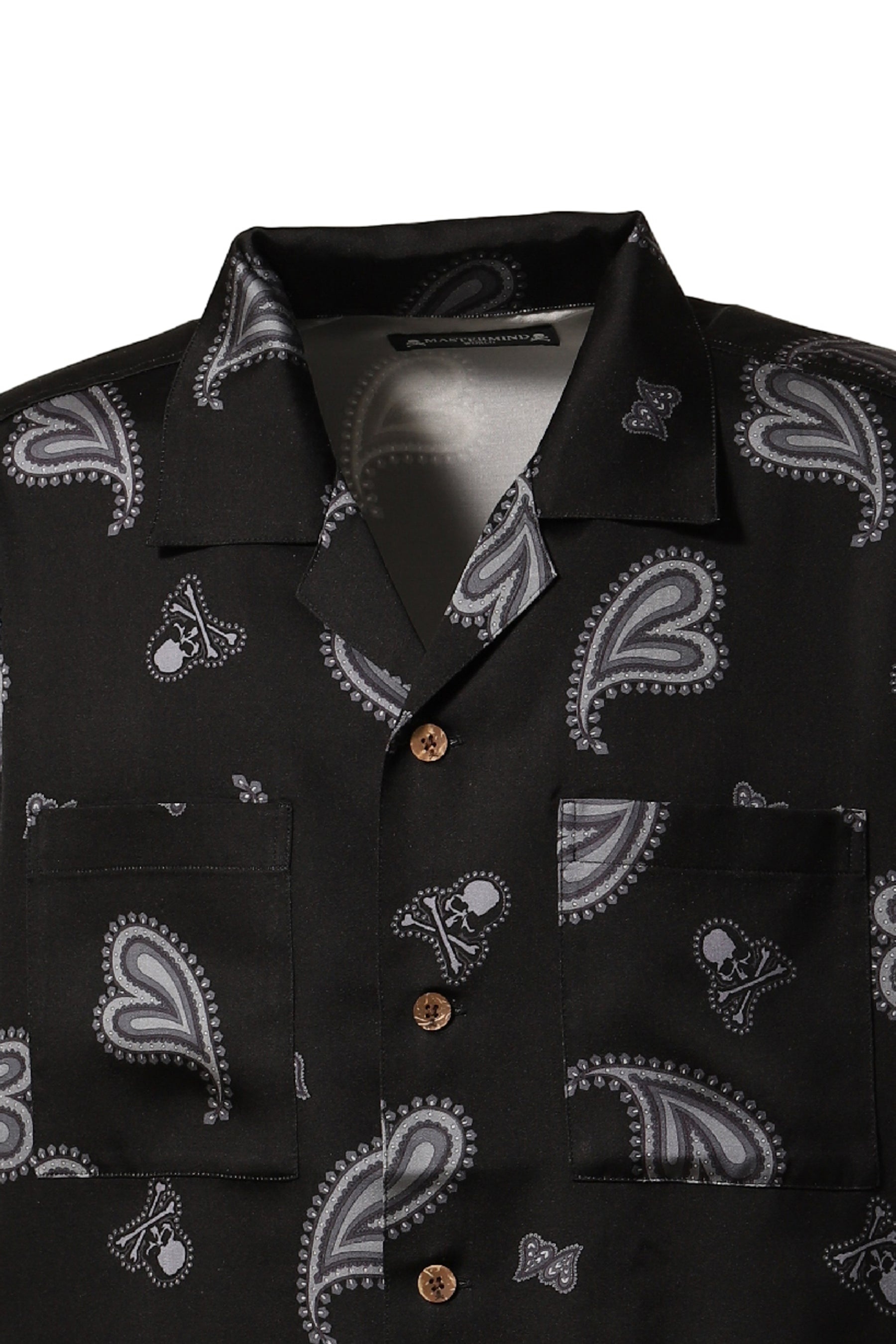 PAISLEY SS SHIRT / BLK - 4