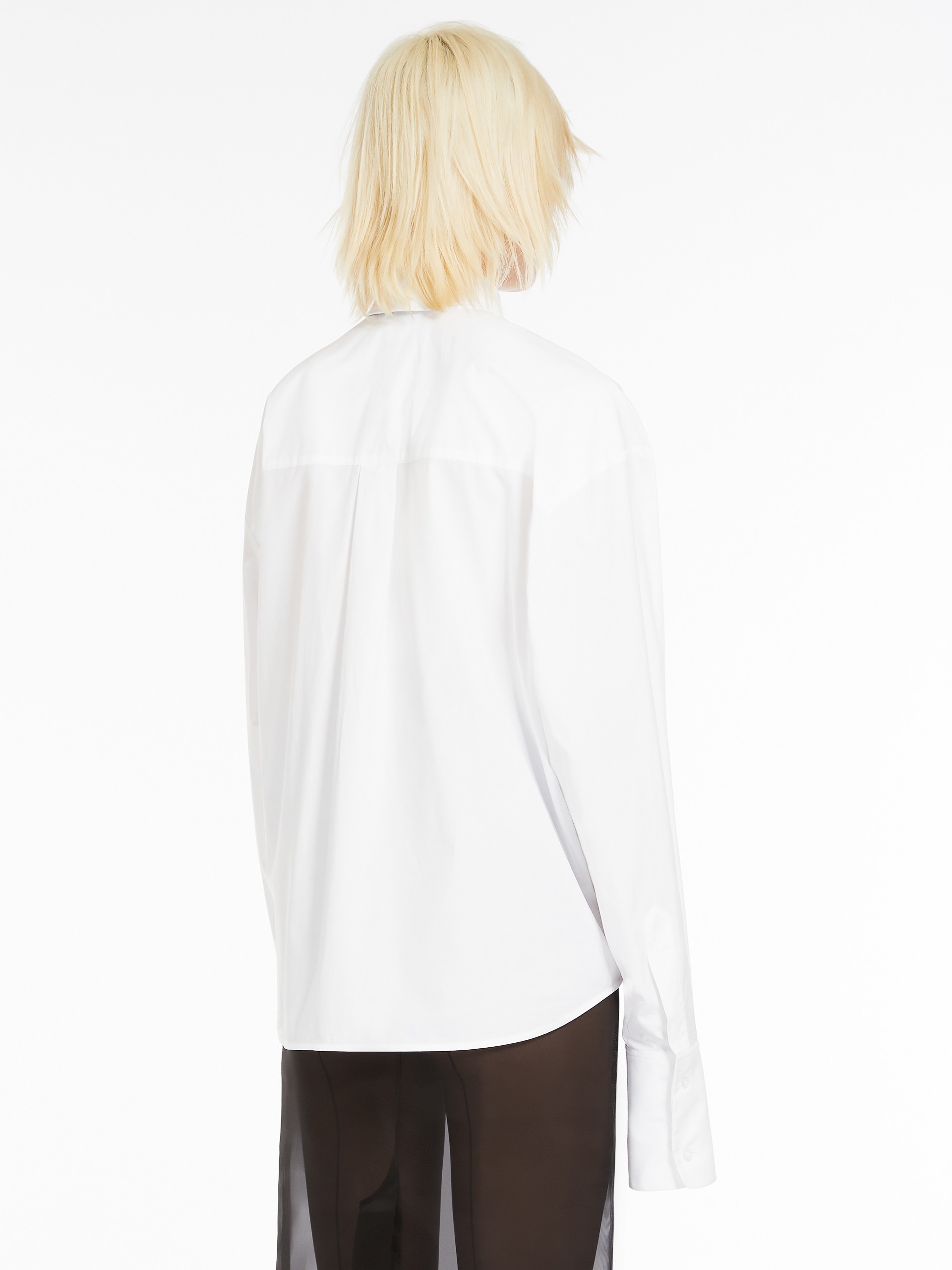 GESSO Oversized poplin shirt - 4