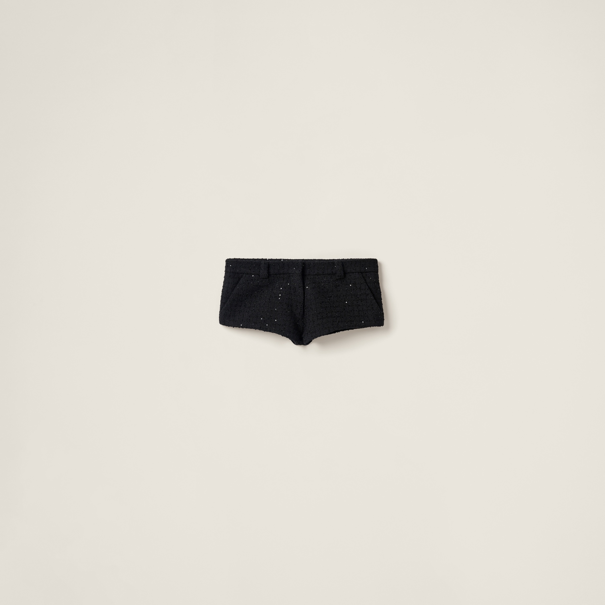 Bouclé shorts - 1