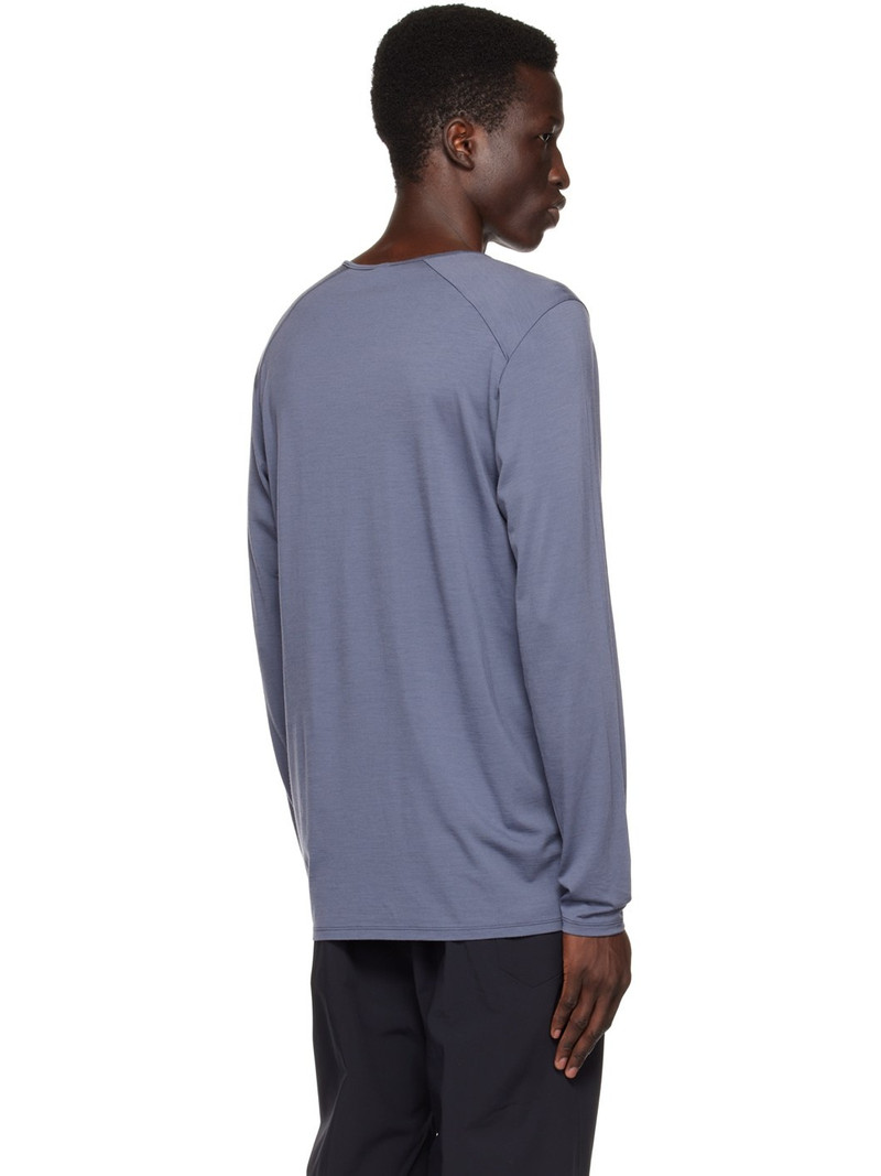 Navy Frame Long Sleeve T-Shirt 3