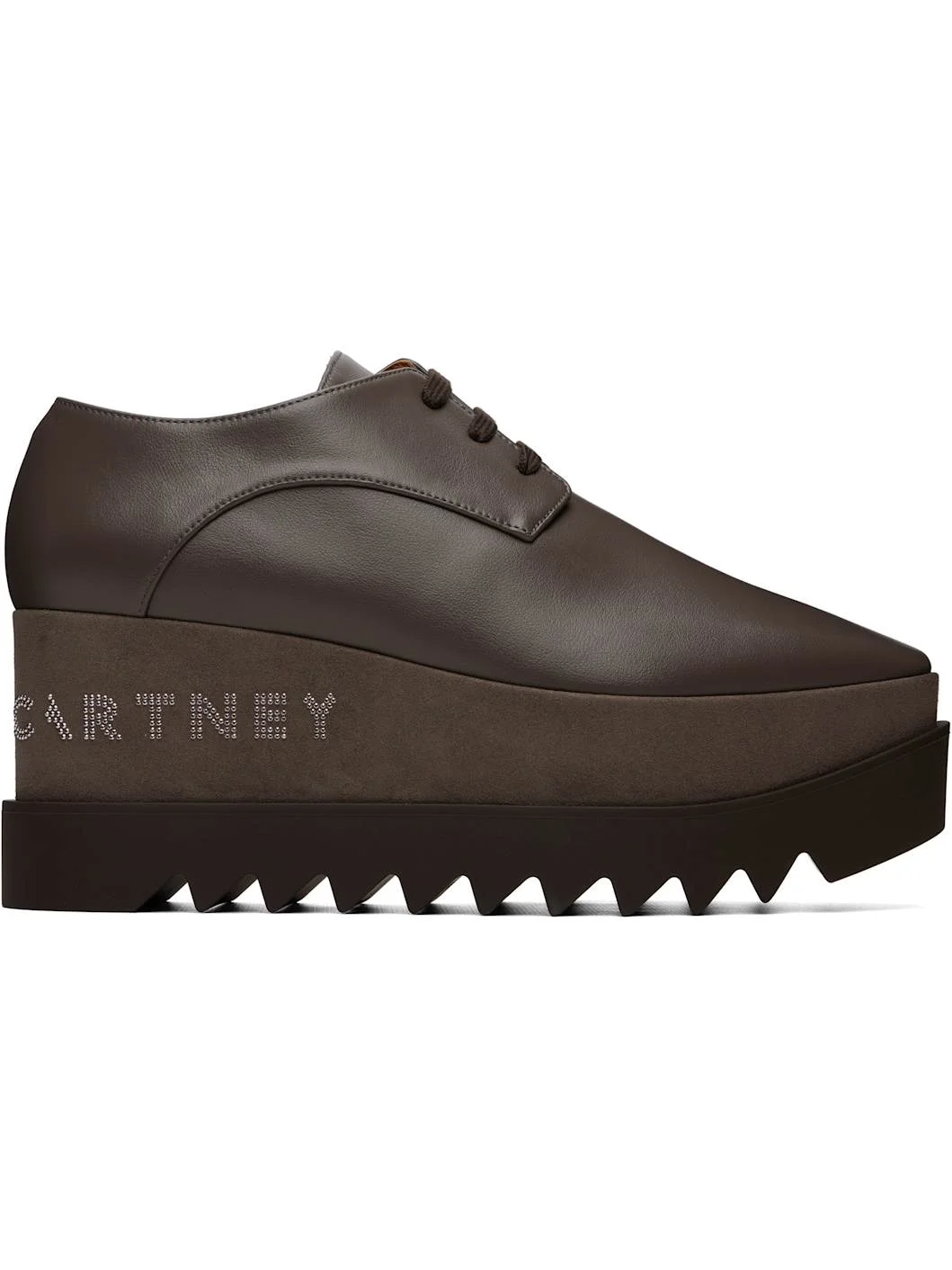 Taupe Elyse Platform Derbys - 1