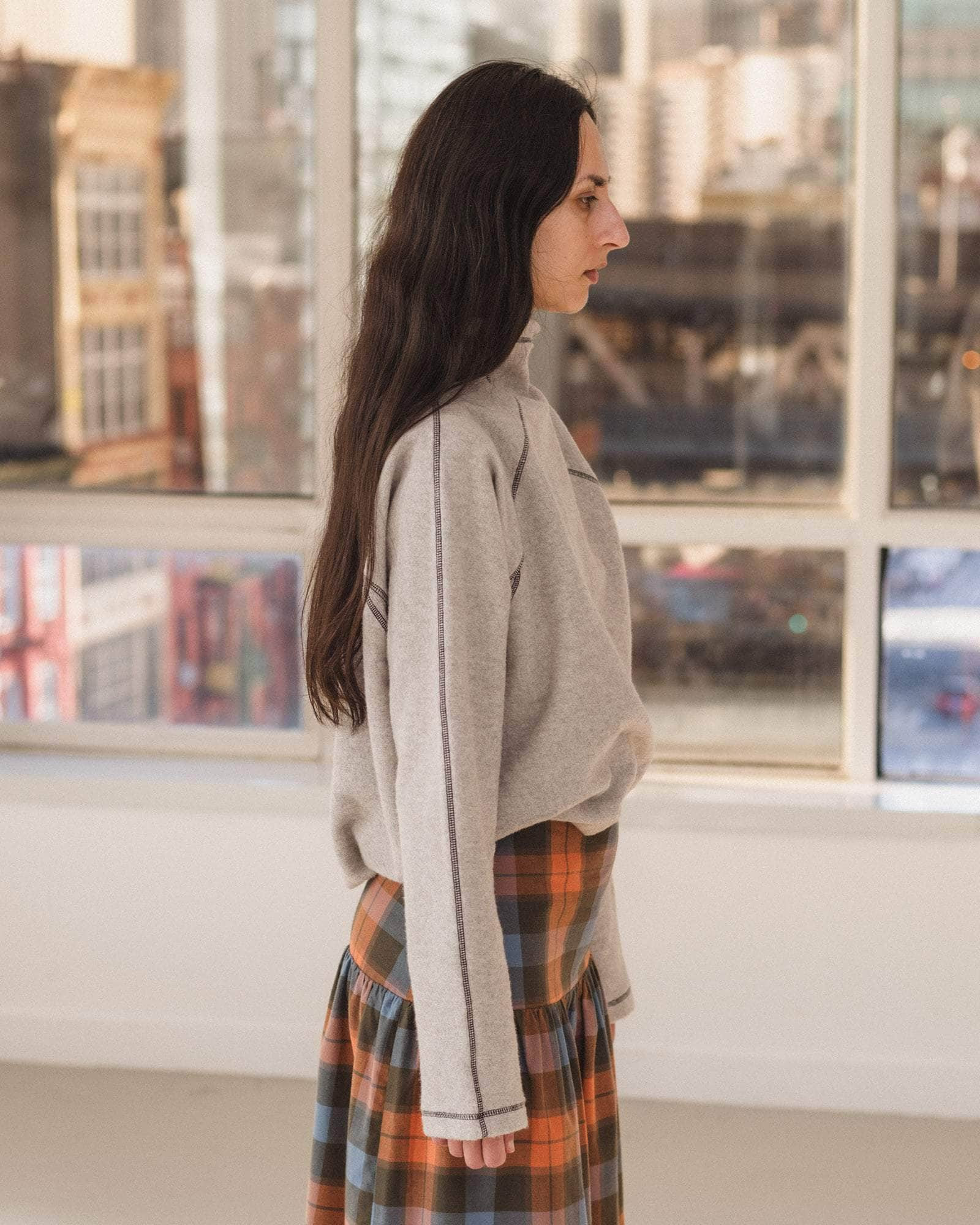 Fold Turtleneck - Recycled Cotton Fleece - 3