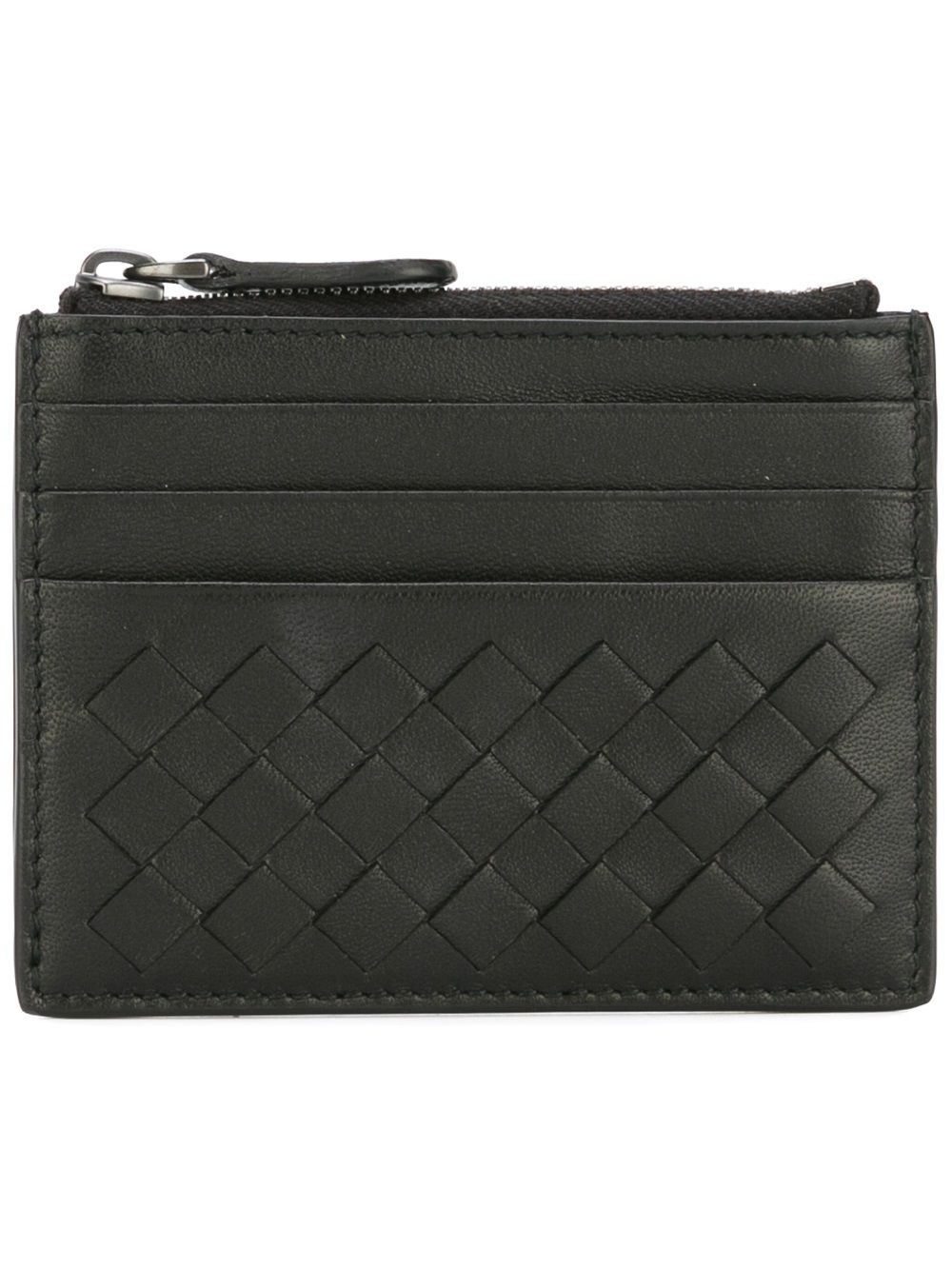 intrecciato weave cardholder - 1