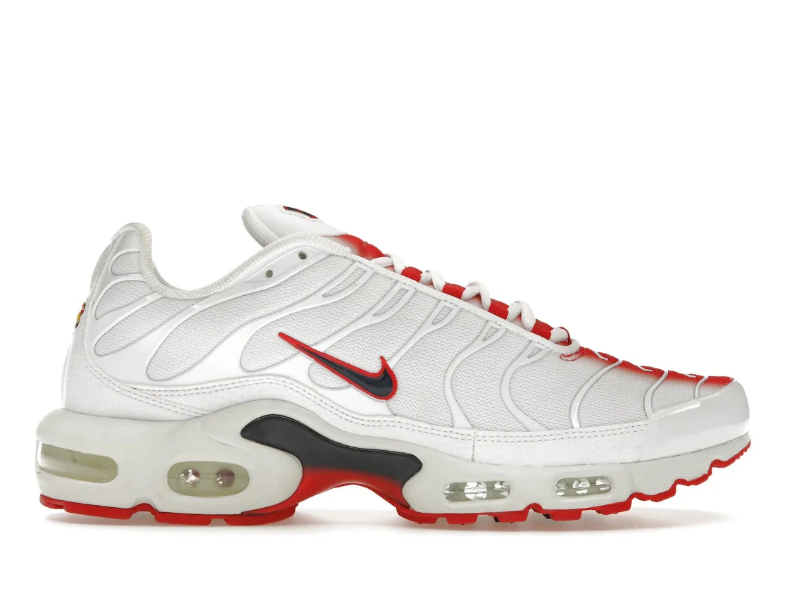 Nike Air Max Plus White University Red - 1