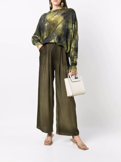 Avant Toi silk palazzo trousers outlook