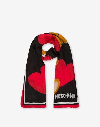 Moschino LOVELY TEDDY BEAR SILK SCARF outlook