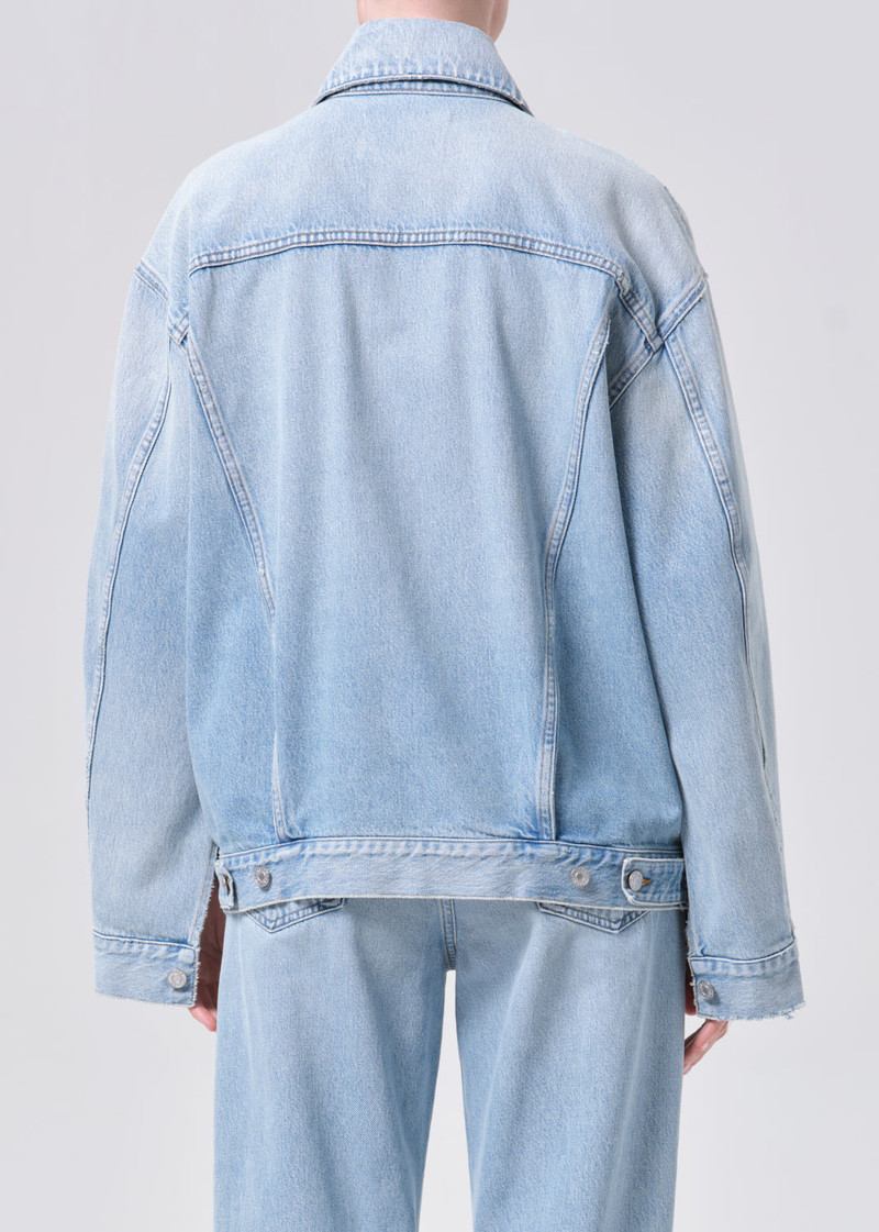 AGOLDE EVIN JACKET IN SCROLL outlook