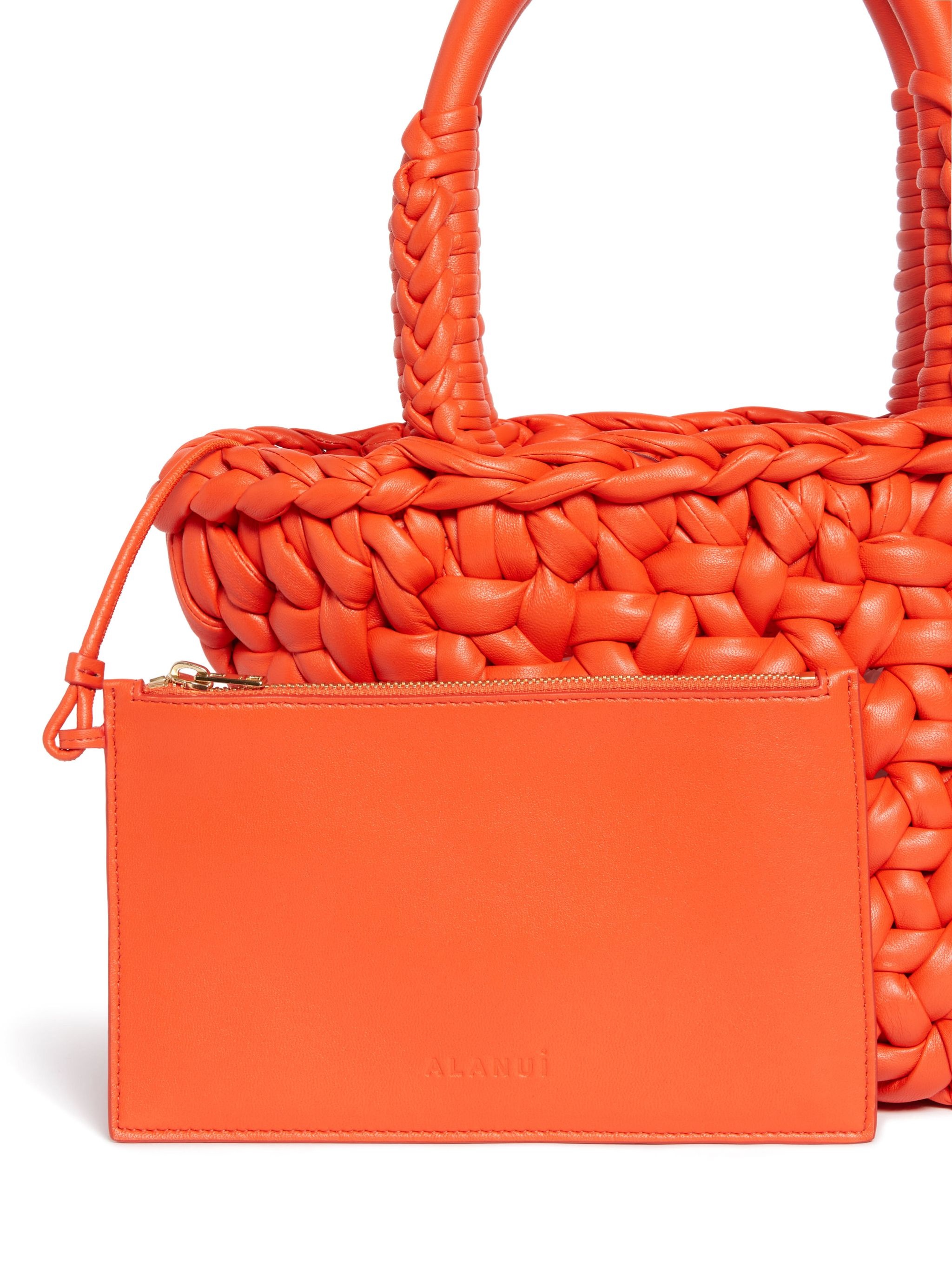 Icon Leather Medium Tote - 8