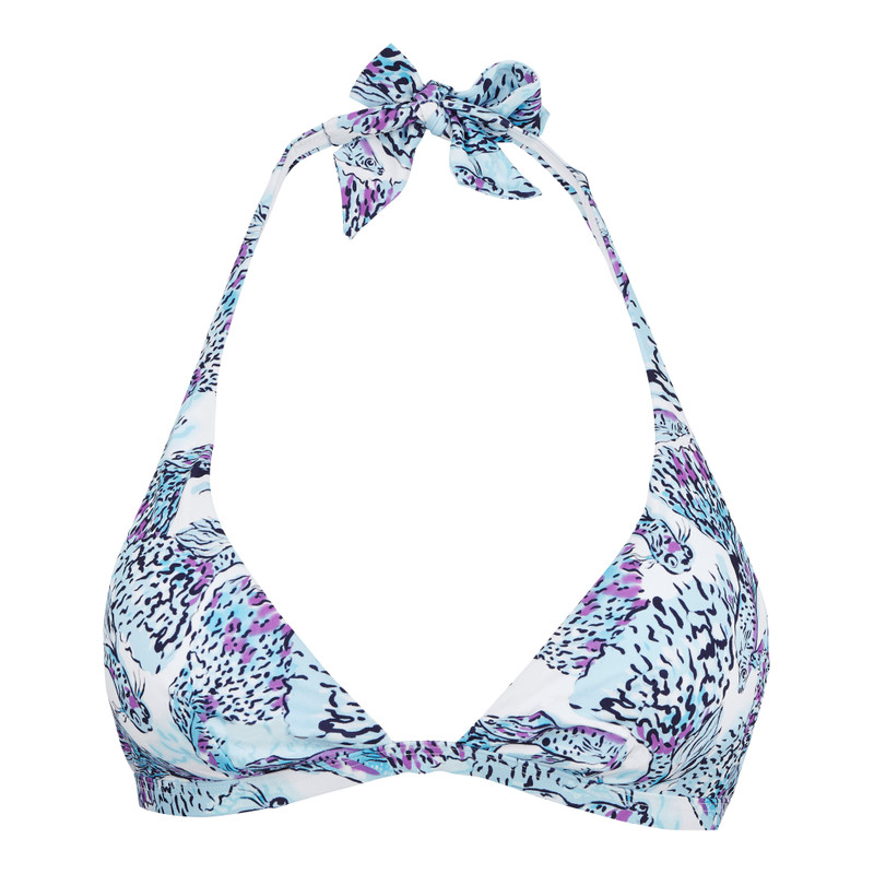 Women Halter Bikini Top Isadora Fish 1